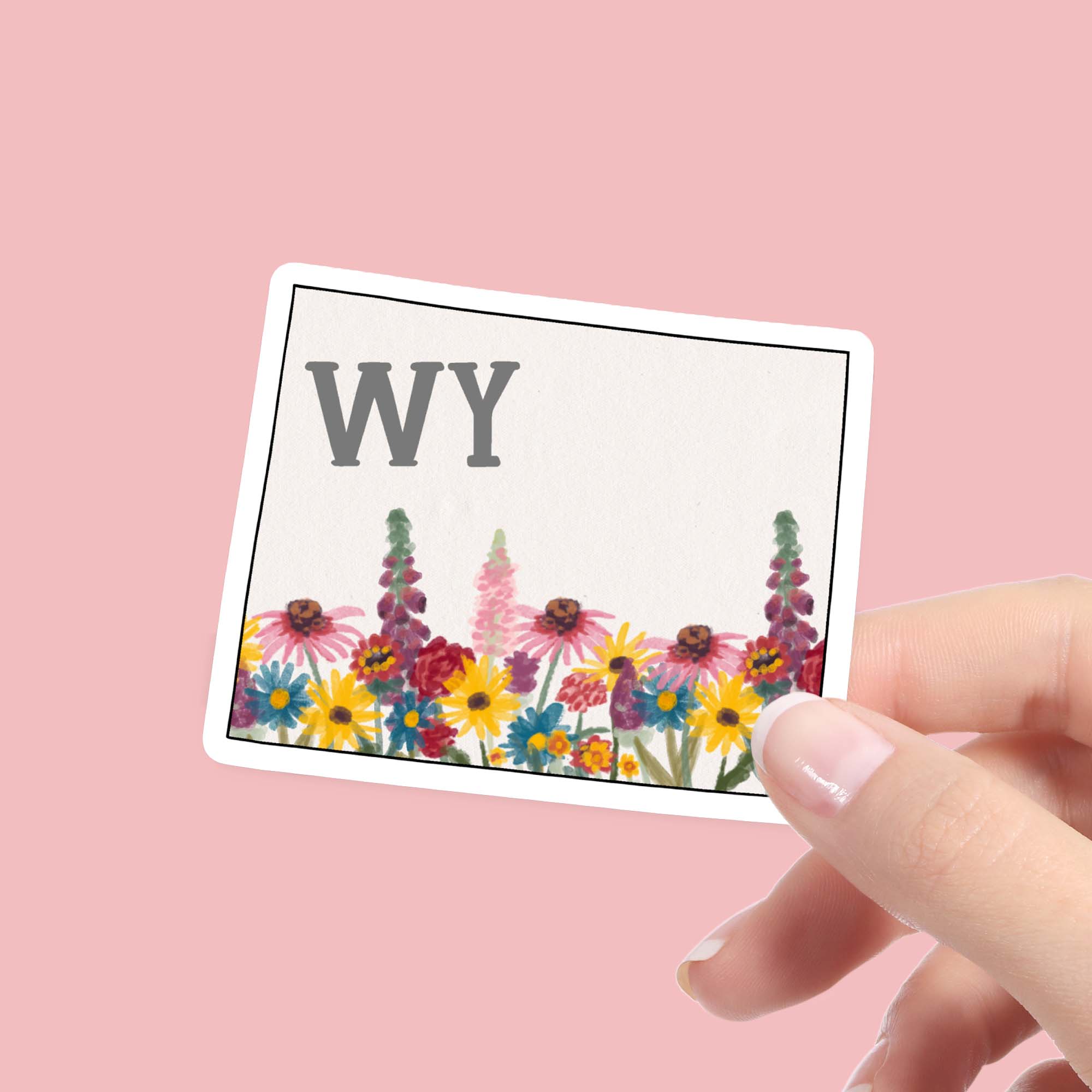  Wyoming Painterly Pattern Sticker、mySite、elrpsem3k