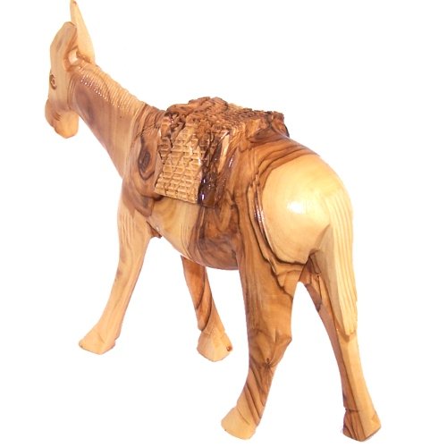  Olive wood Donkey ( 18cm or 7 inches )、mySite、elrpsem3k