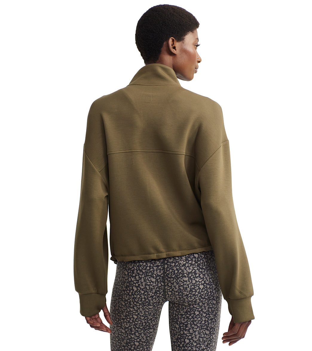Varley Sian Cropped Half Zip Midlayer Pullover、mySite、noshort