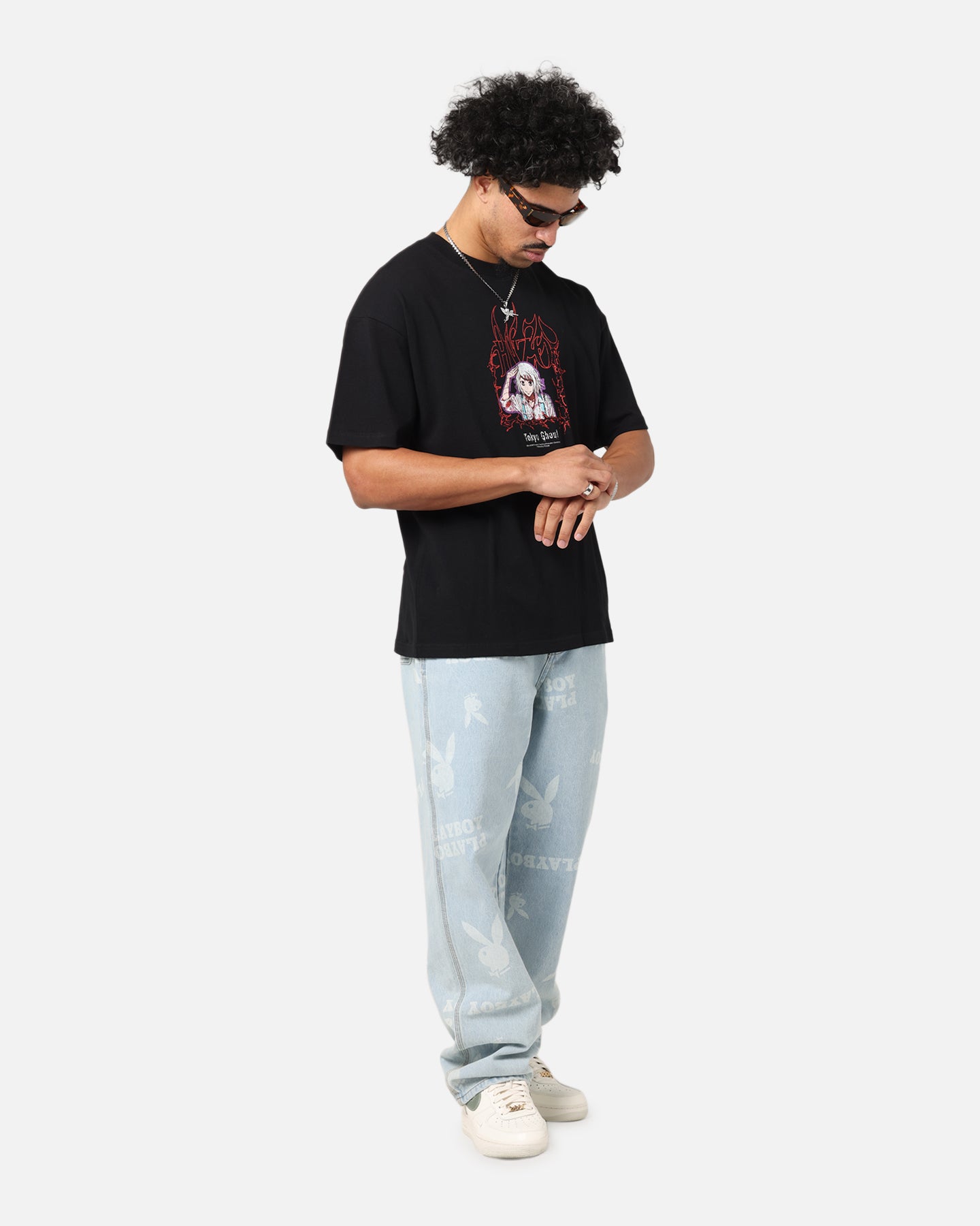 73 Studio X Tokyo Ghoul Juzo Vintage T-Shirt Black、mySite、zt4zffjzw