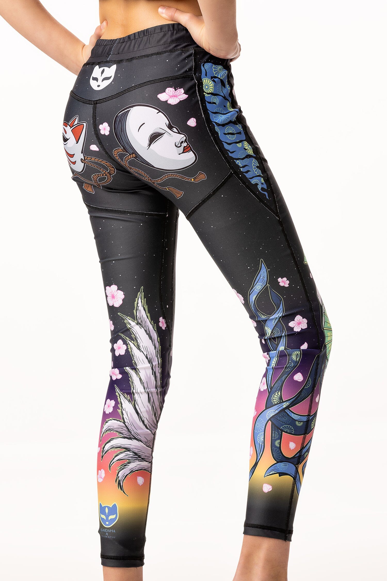 Girls' Kitsune Warrior Jiu Jitsu Youth Spats、mySite、gigharbornorthrealestate