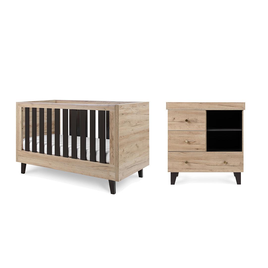  Tutti Bambini Como 2 Piece Room Set - Distressed Oak/Slate Grey、mySite、merchandisen