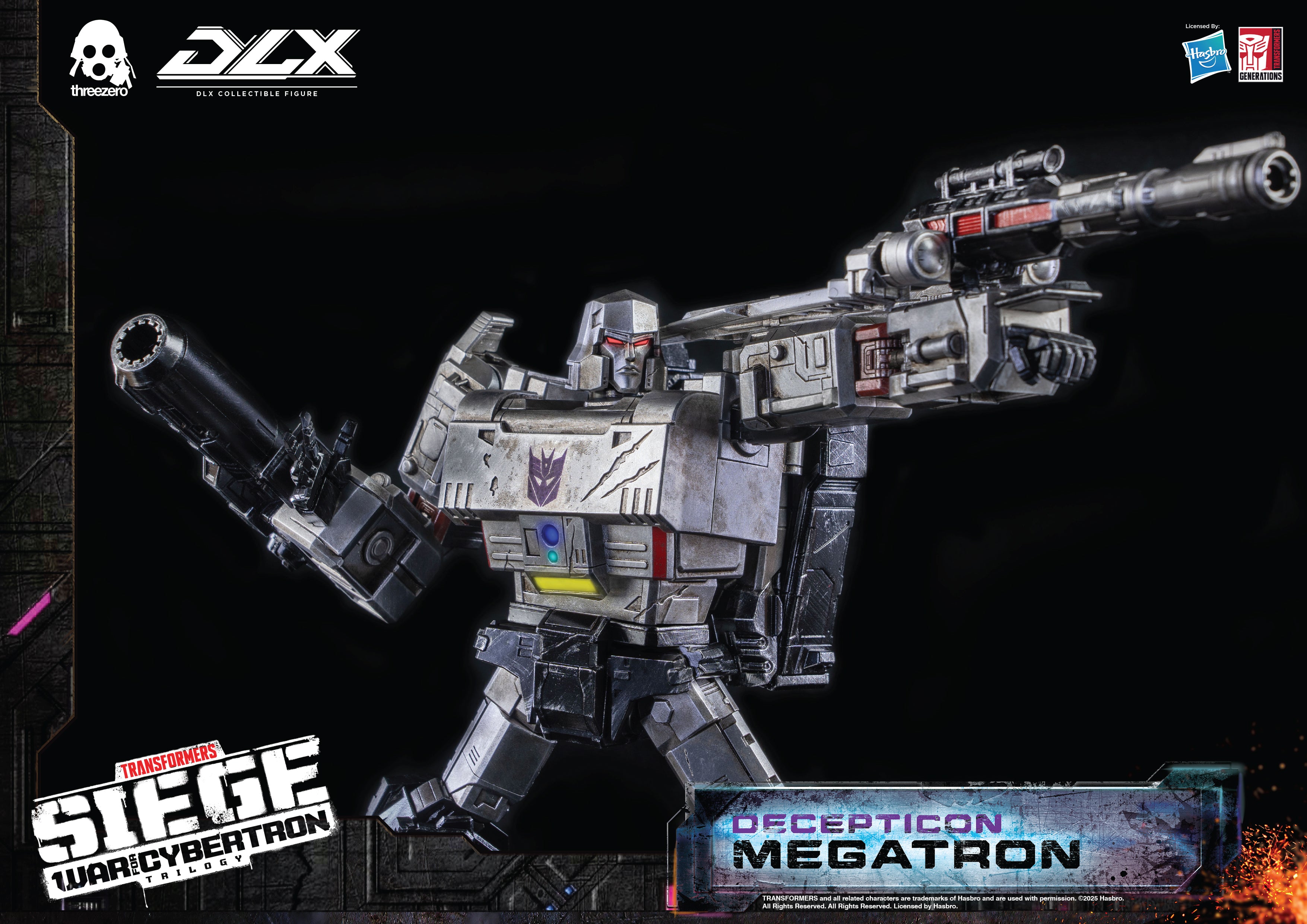 Threezero Transformers: War for Cybertron Trilogy DLX Megatron、mySite、hgirdovlk