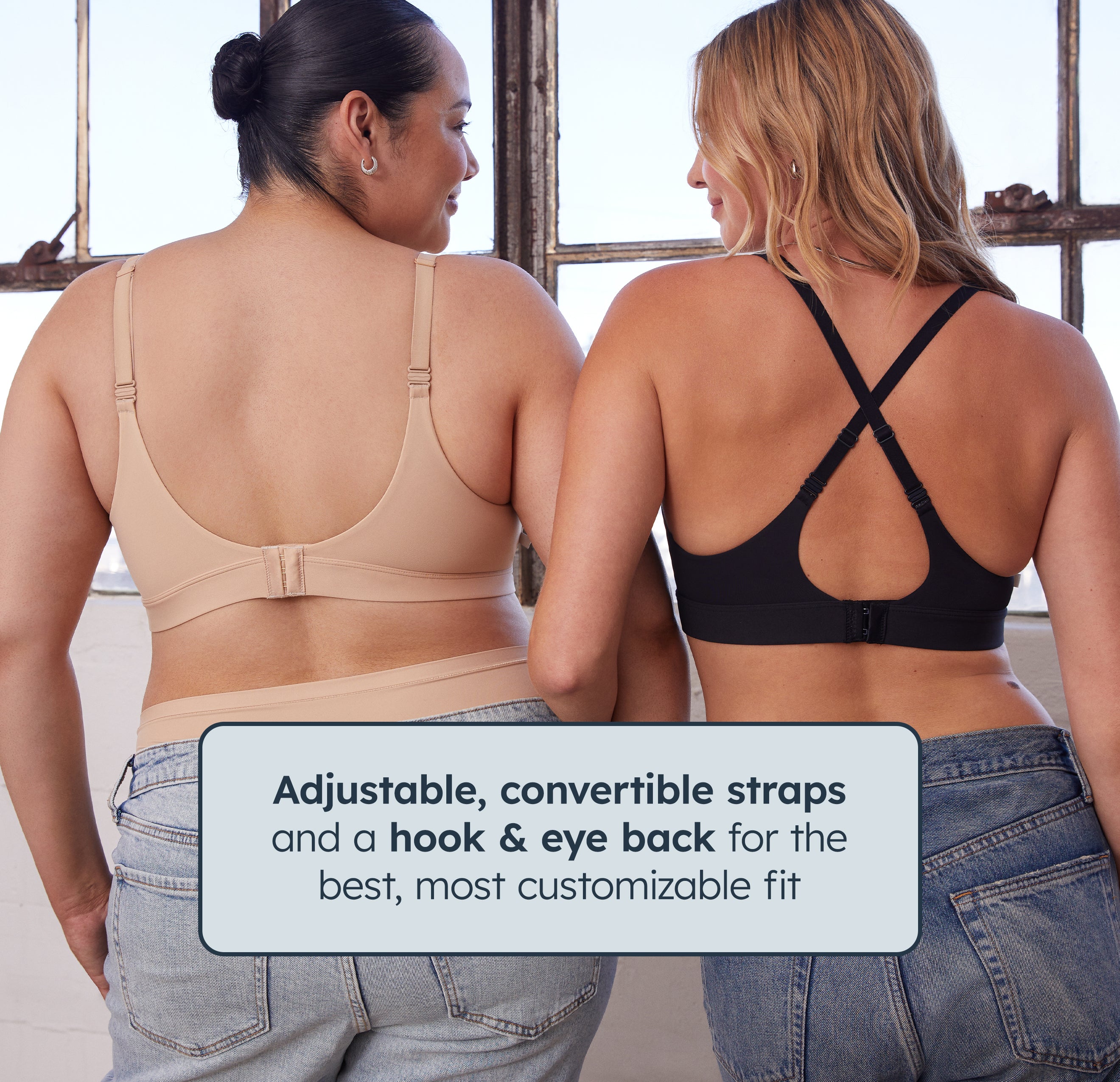 Bliss Plunge Adjustable Bralette - Tan、mySite、bengalsvssteelers