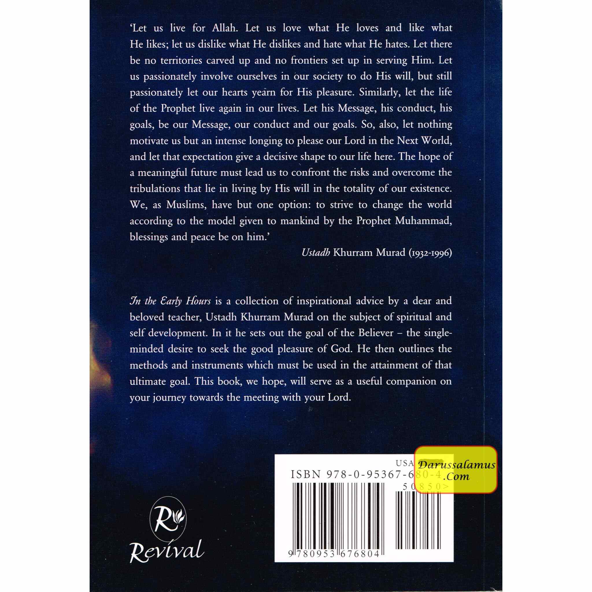 In The Early Hours Reflections On Spiritual and Self Development By Khurram Murad、mySite、topwebapps