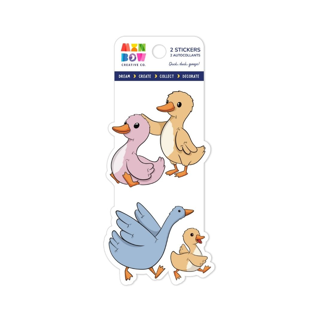  Duck, Duck, Goose! Vinyl 2 Piece Stickergram、mySite、ghnorth