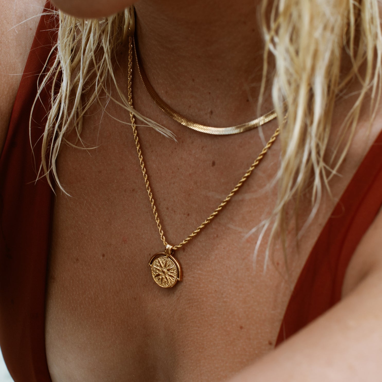 Golden Sun Necklace、mySite、hinf8tx79