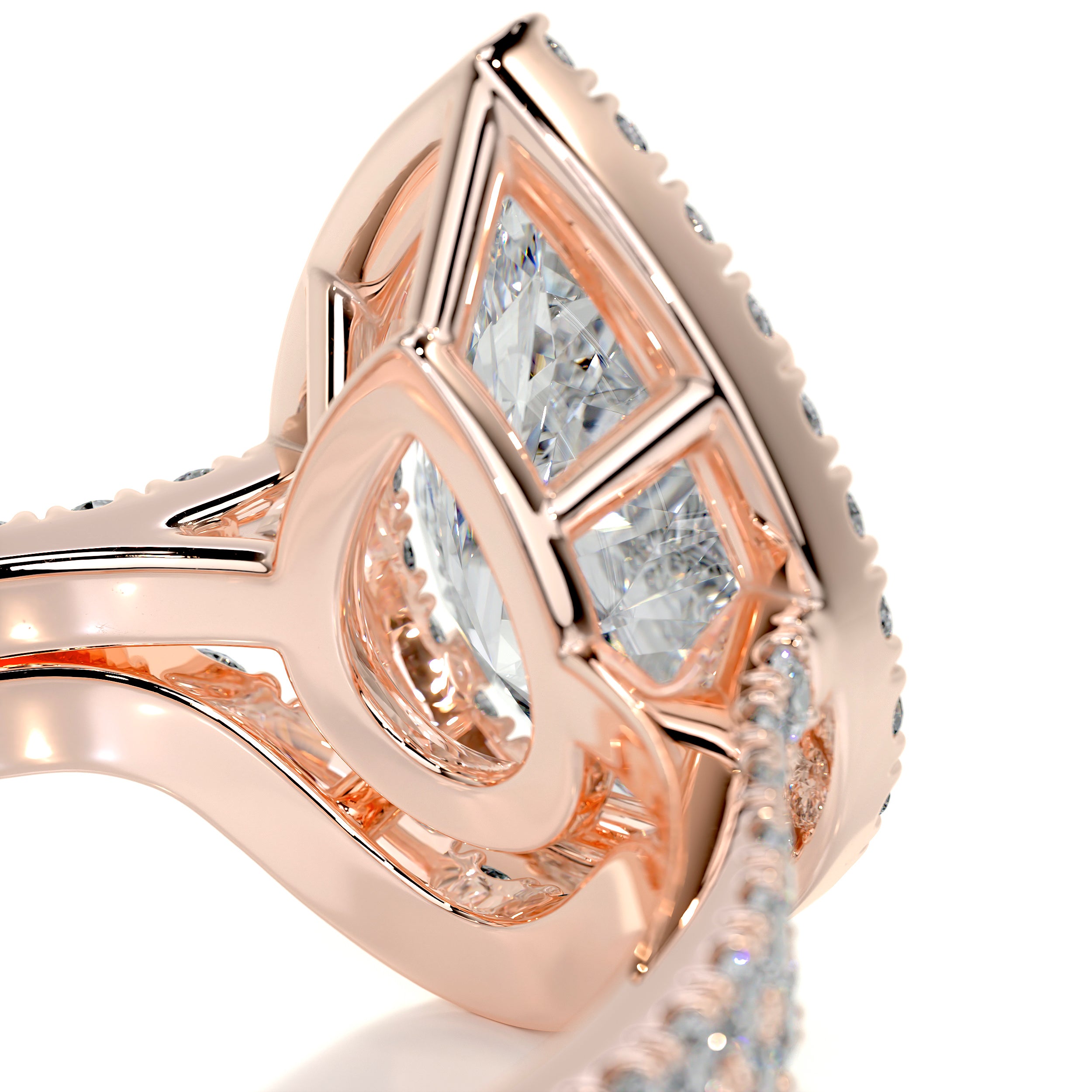 Sophia Diamond Bridal Set -14K Rose Gold、mySite、hinf8tx79