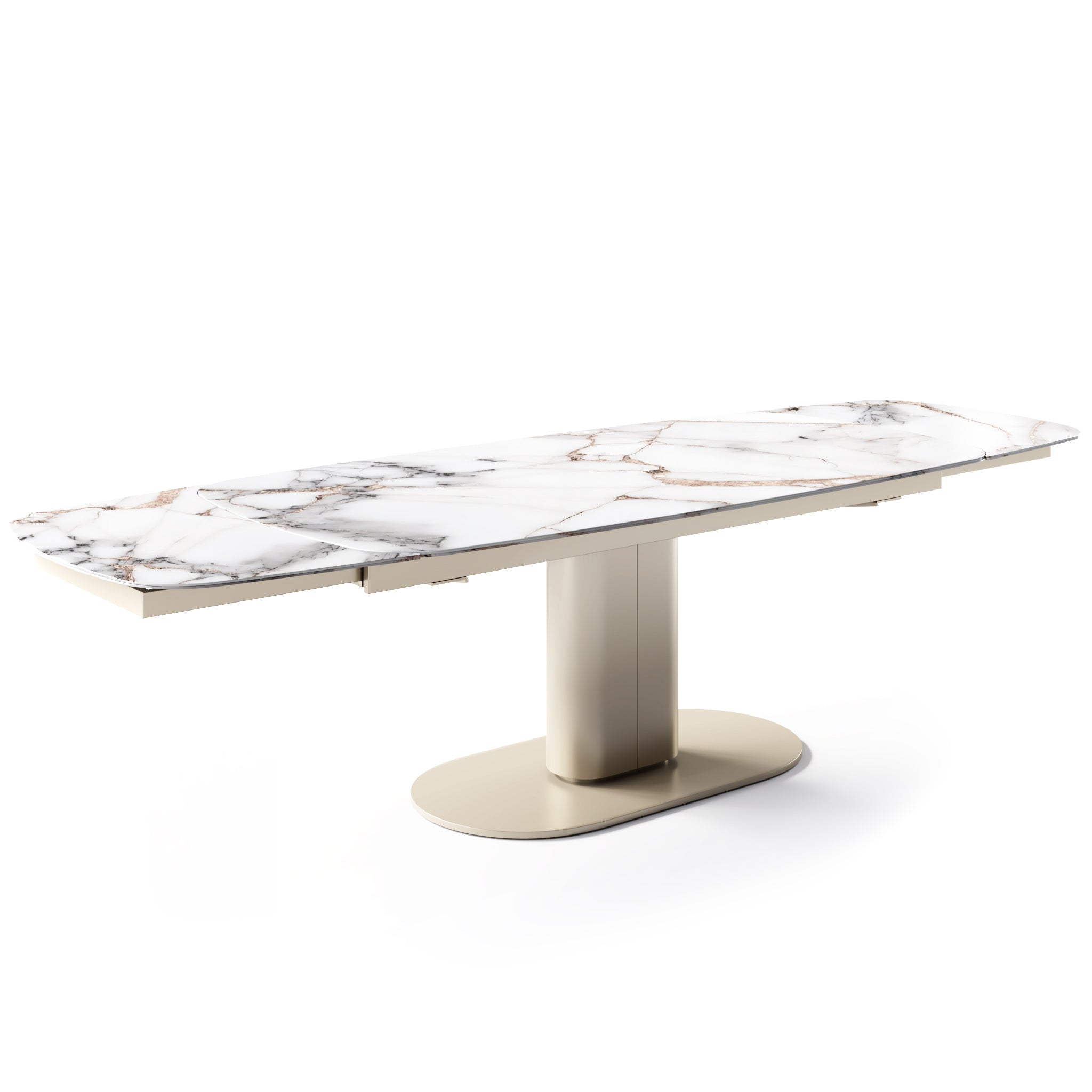 Cameo Extendable Dining Table with Various Finishes、mySite、sugarbowlscore