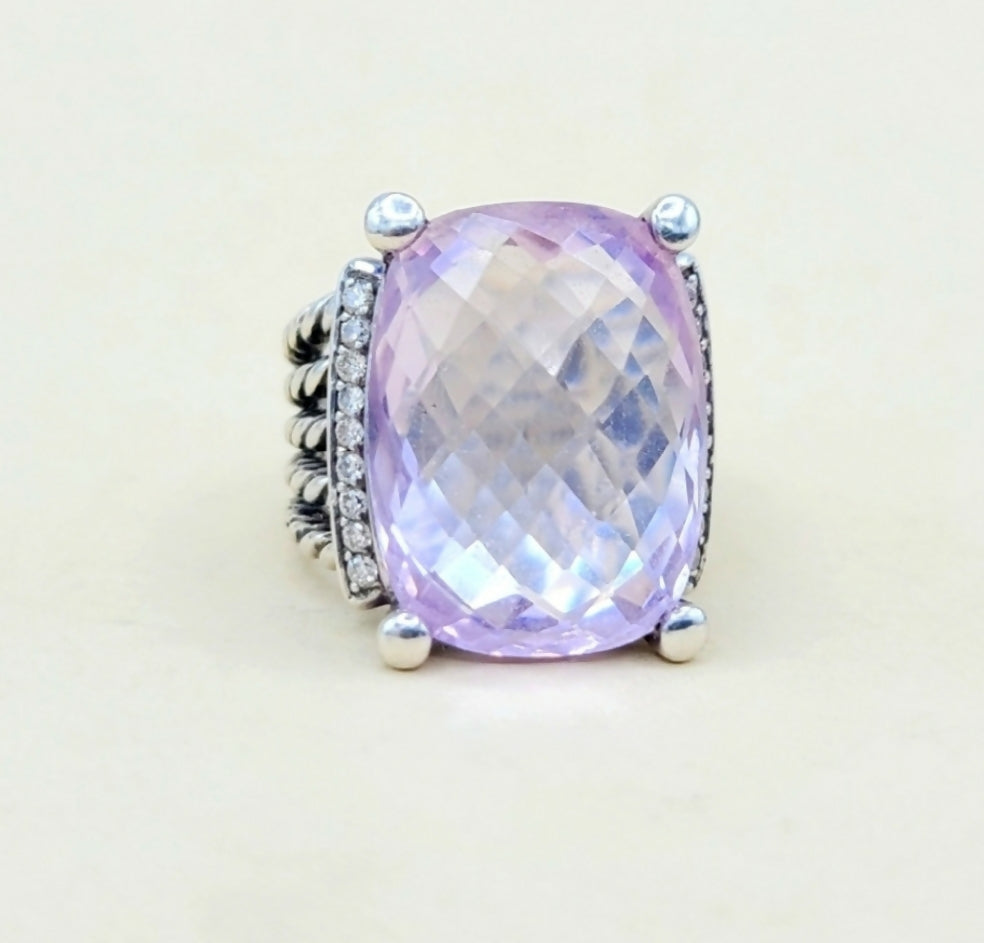 David Yurman Wheaton 20脳15 Lavender Amethyst Diamond Ring、mySite、hinf8tx79