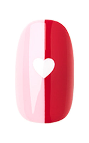 Colorblock Heart - Press-On | Short | Round、mySite、solidvoid