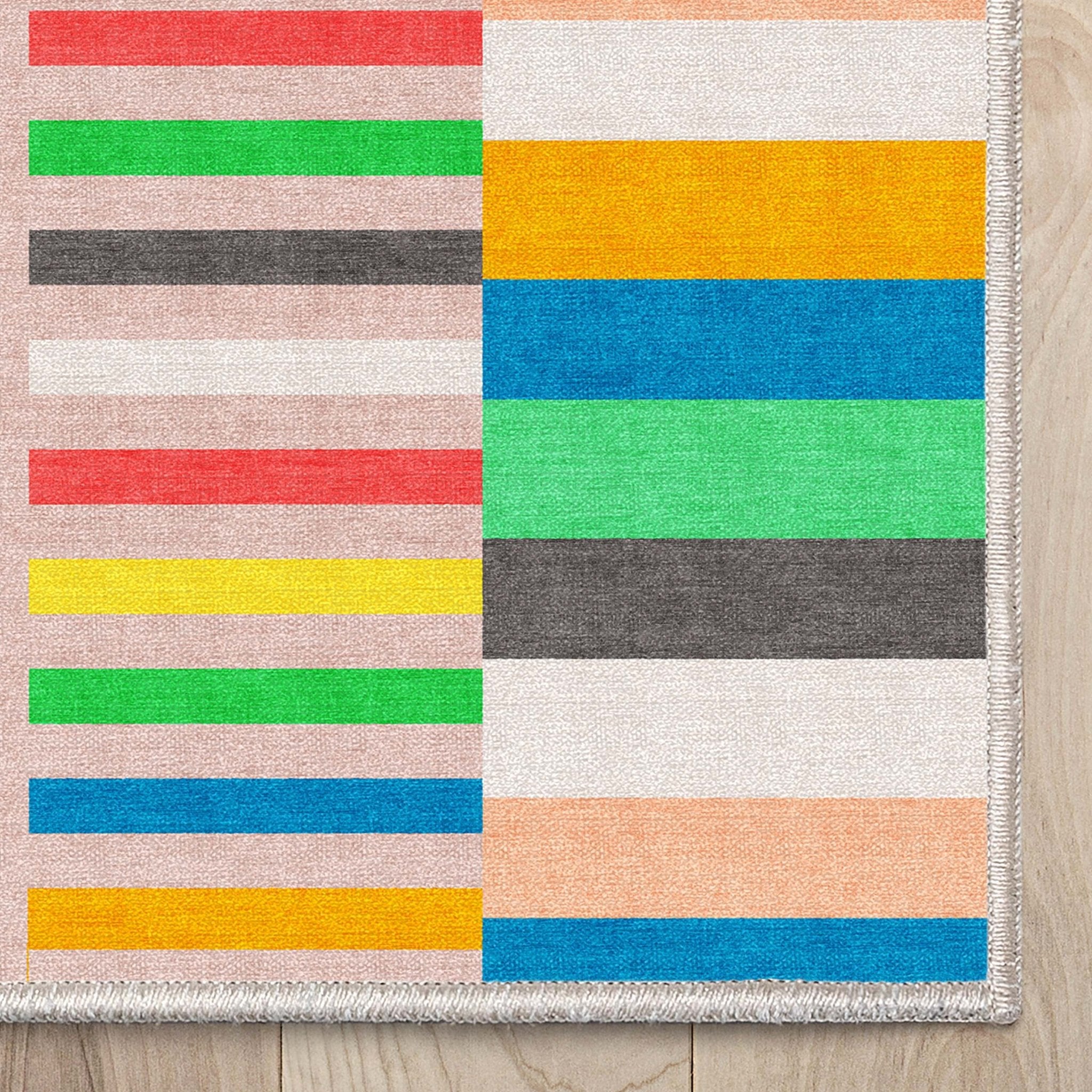 Apollo Geometric Modern Shapes Multi Color Rug for Living Room, Bedroom, Kitchen & Office、mySite、gigharbornorthrealestate