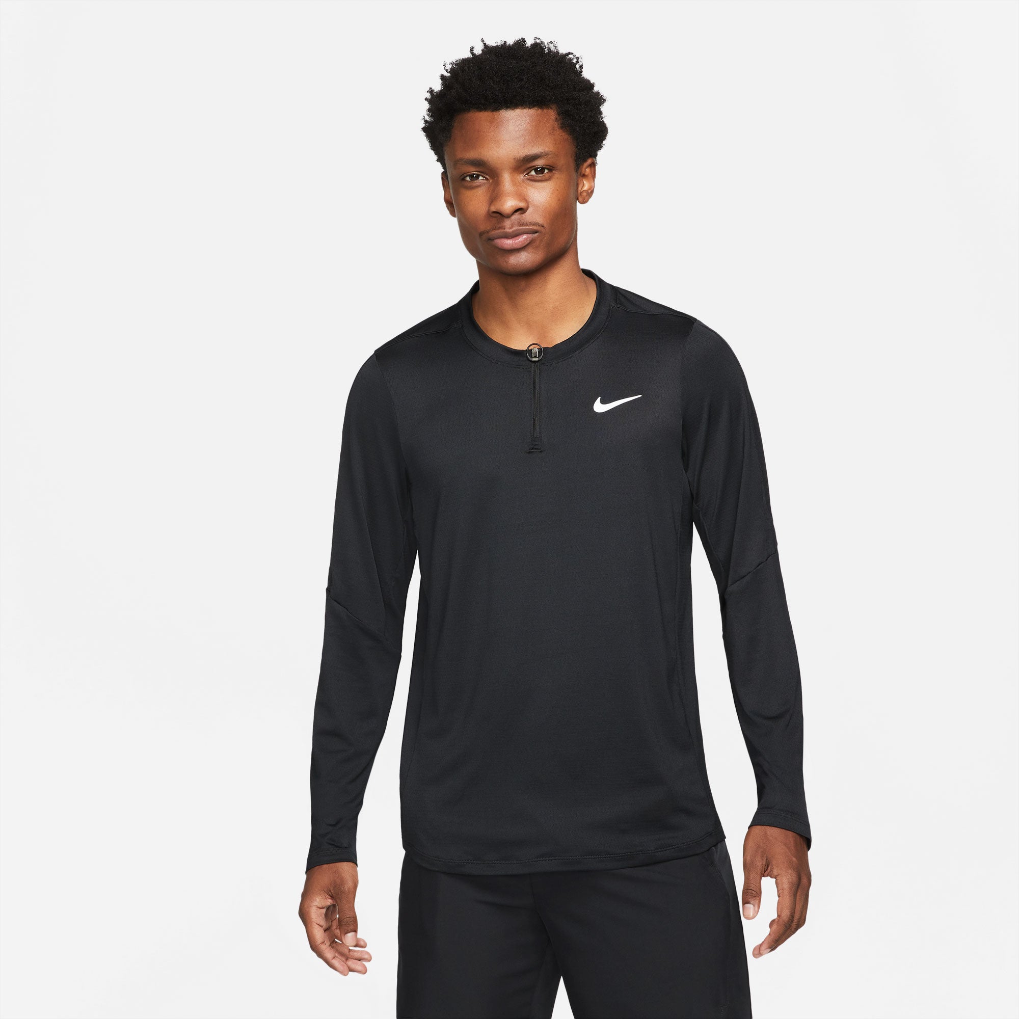 NikeCourt Dri-FIT Advantage Men's Long-Sleeve Half-Zip Tennis Shirt