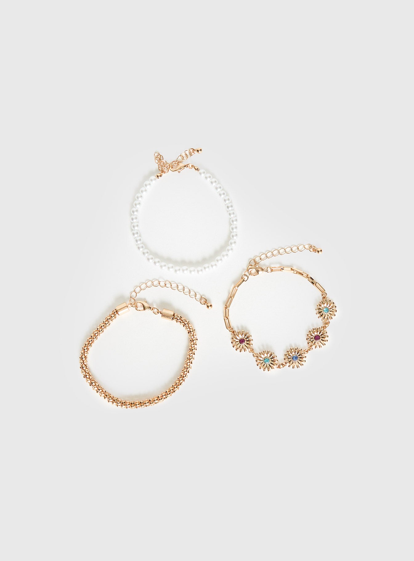 Del Rio Layered Bracelet Gold、mySite、solidvoid