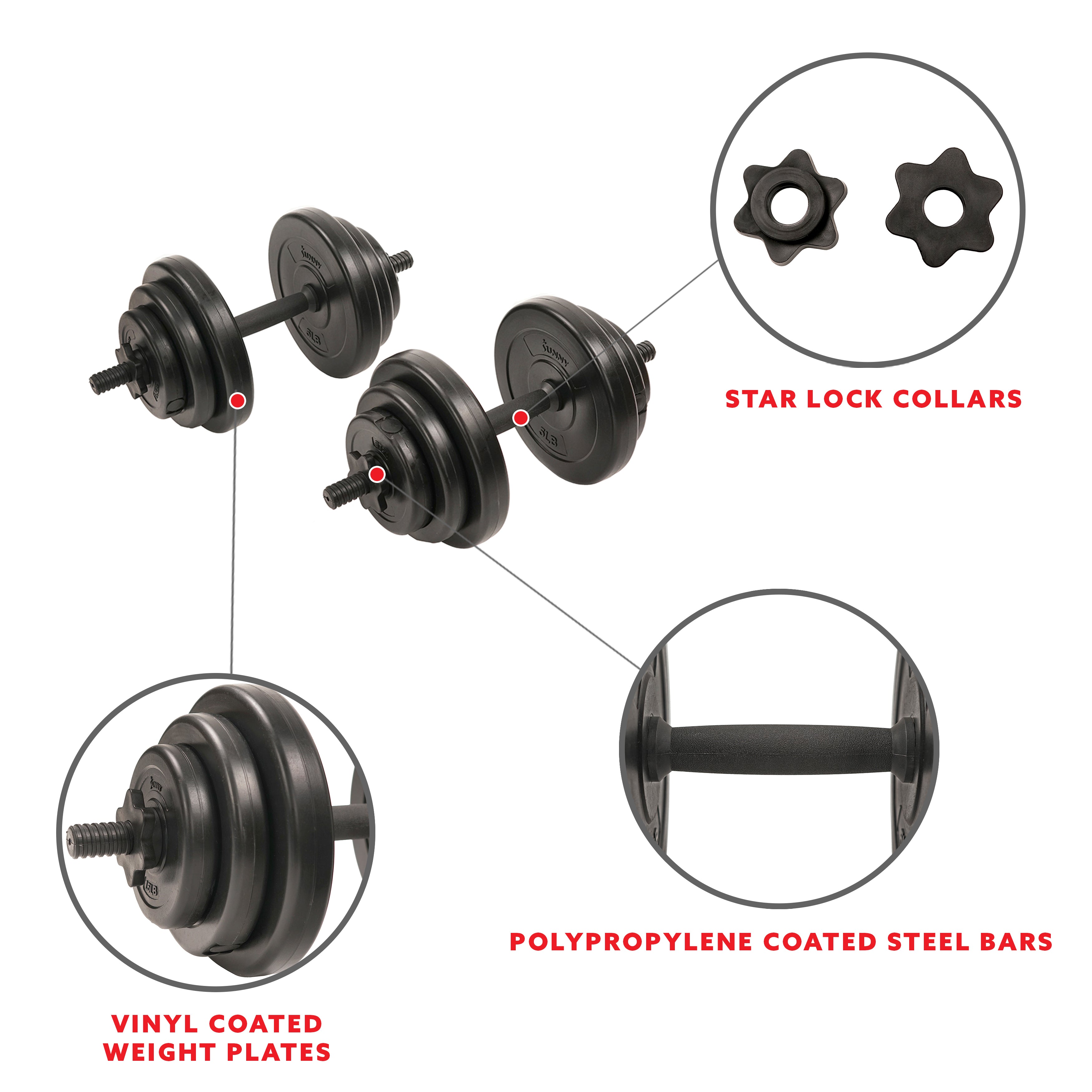  40 lb,Vinyl Dumbbell Set、mySite、ghnorth