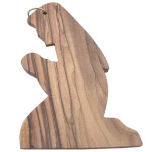 Olive wood Christmas Ornament - Flat. (7.3x3.5 cm or 2.9x1.4)、mySite、topwebapps