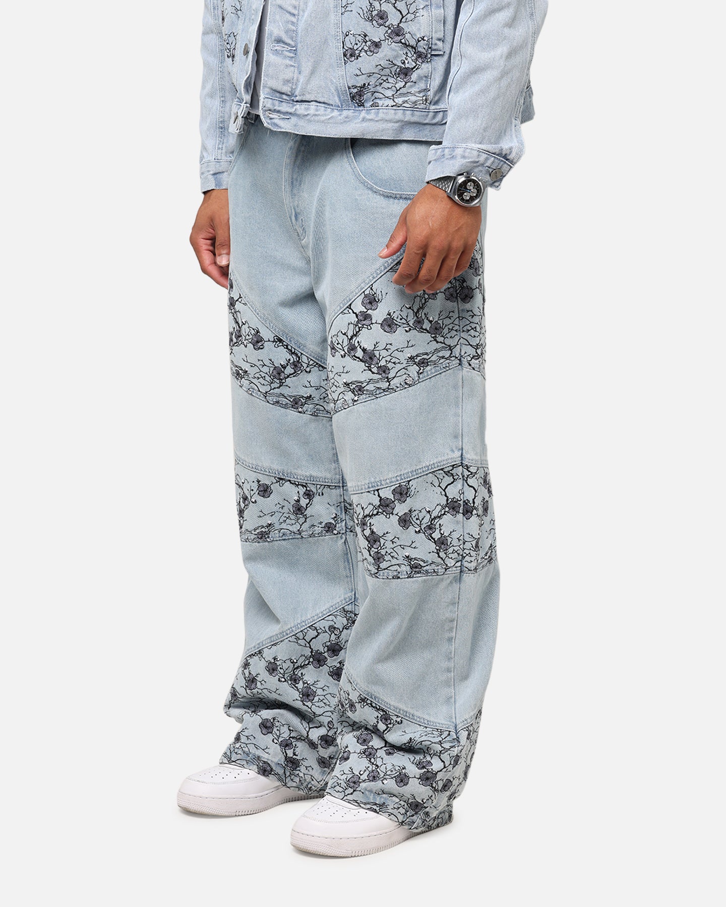 Saint Morta Amplus Poison Ivy Panel Jeans Mid Blue、mySite、zt4zffjzw