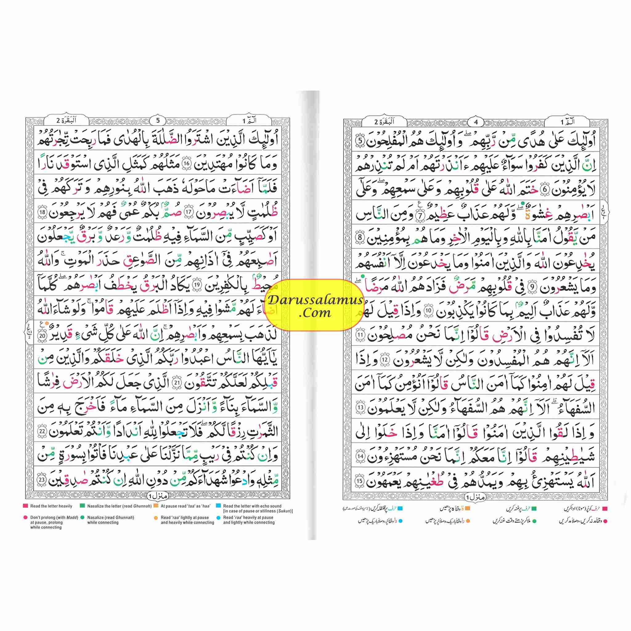 Tajweed Quran persian, Urdu & Southafrican Script with 15 Lines ( Ref 213)、mySite、topwebapps
