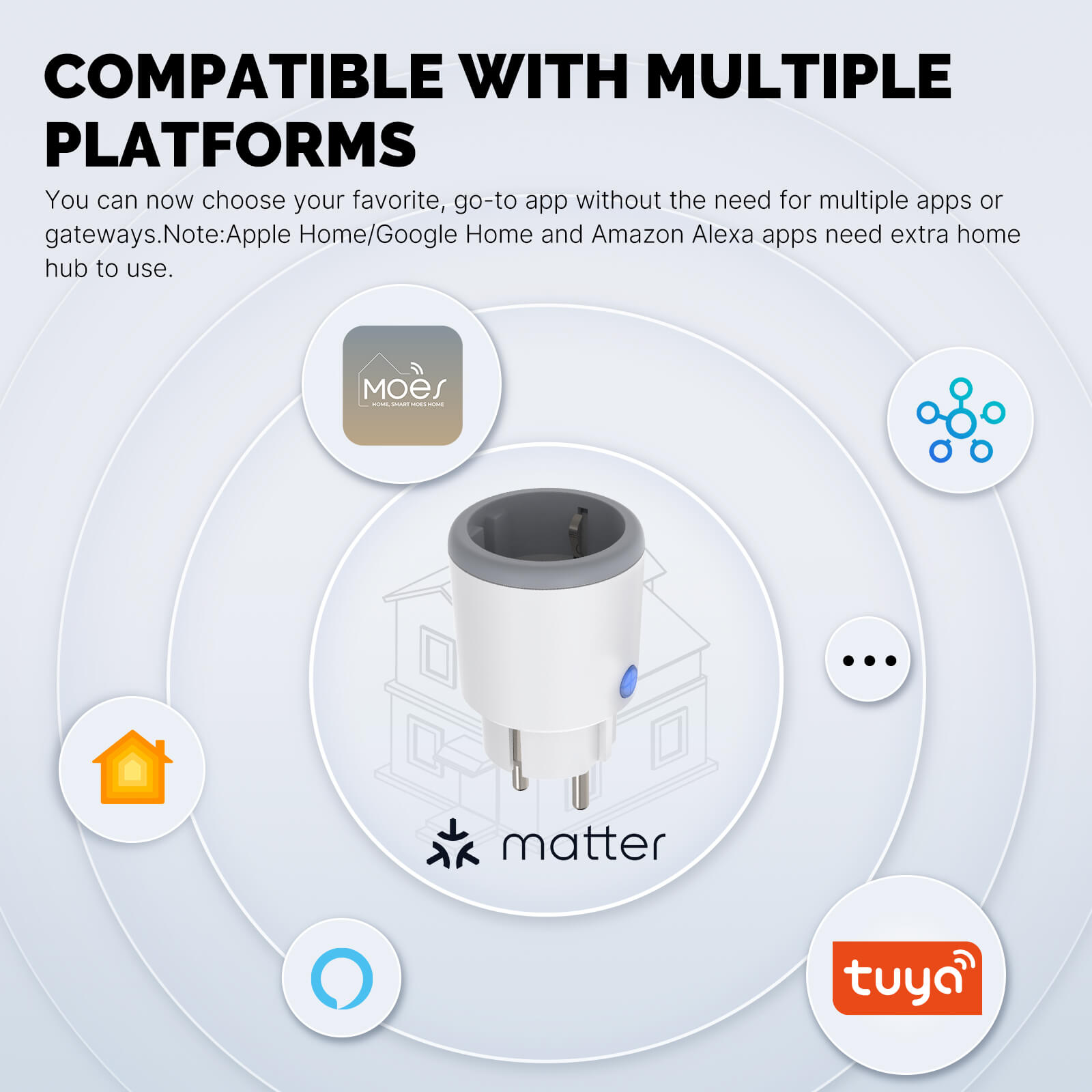 Smart Plug Matter WiFi Socket Timer Outlet Power Monitor、mySite、fannypackpong