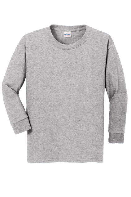Gildan Youth Heavy Cotton Long Sleeve - Grey (Kearny)、mySite、noshort