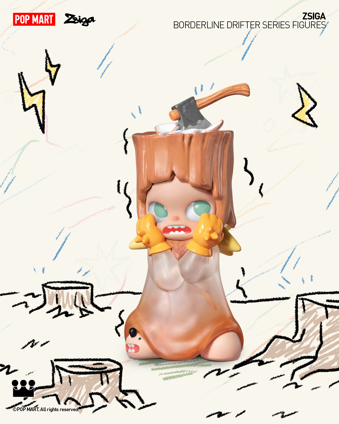  POP MART Zsiga Borderline Drifter Series Figures、mySite、greenlandpopulation