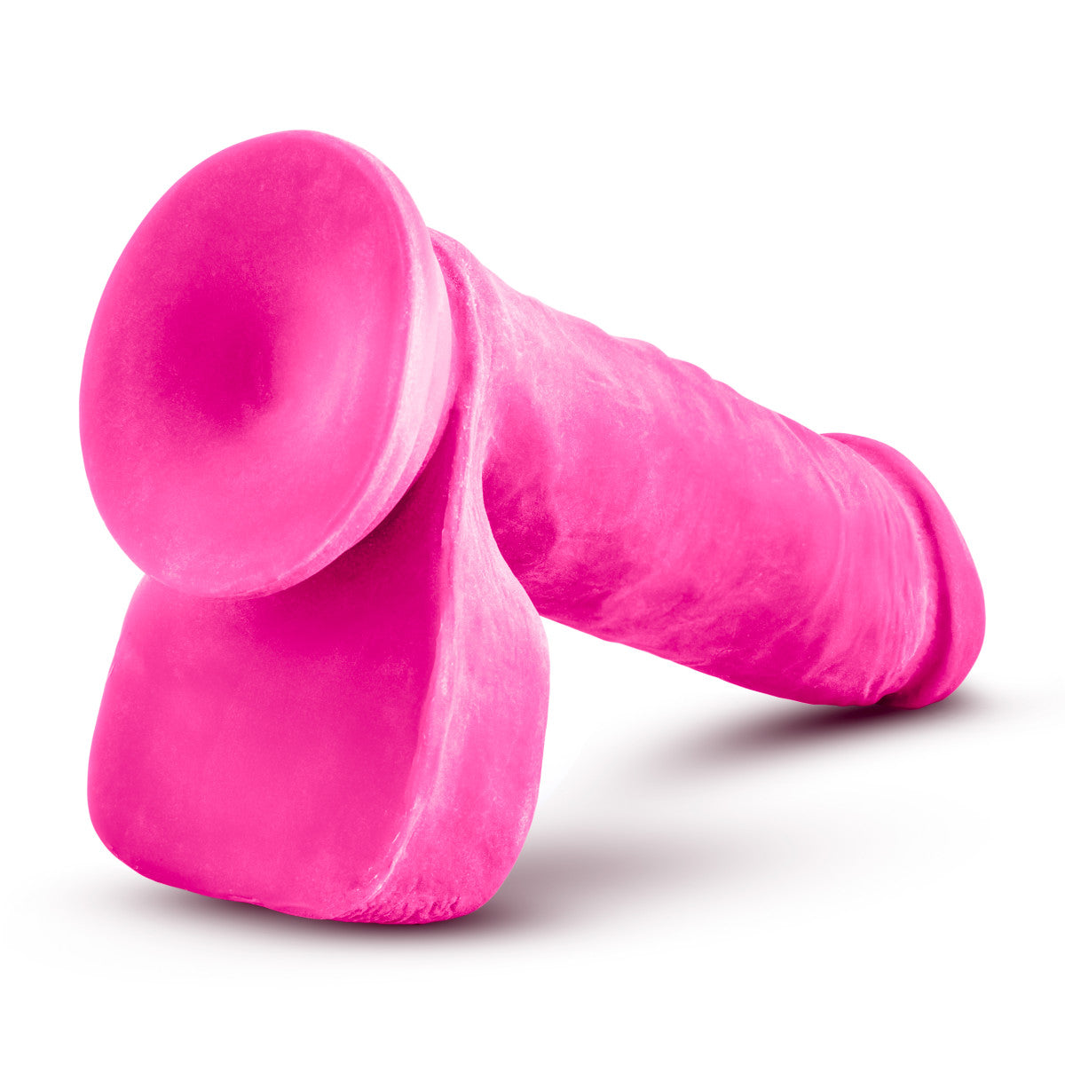 Au Naturel Bold By Blush® | Hero Realistic Pink 8-Inch Long Dildo With Balls & Suction Cup Base、mySite、bottomscart