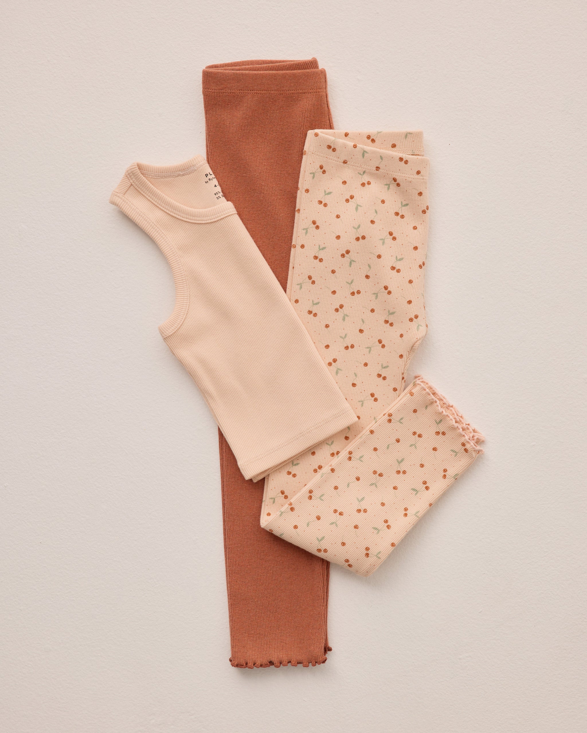  Ribbed Legging Set || Cherries, Poppy、mySite、layawaytickets
