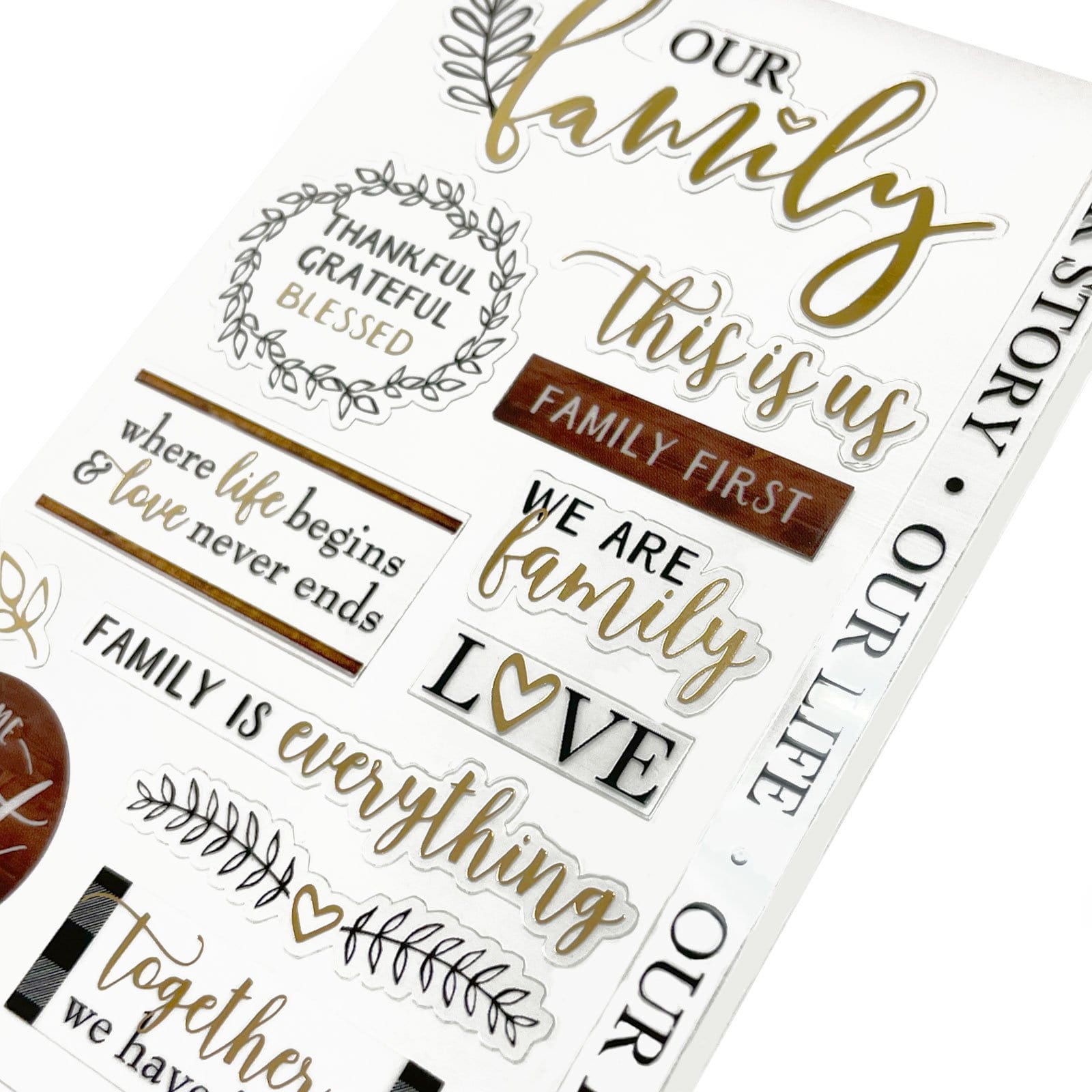  Scrapbook Stickers - Blessed Family、mySite、ghnorth
