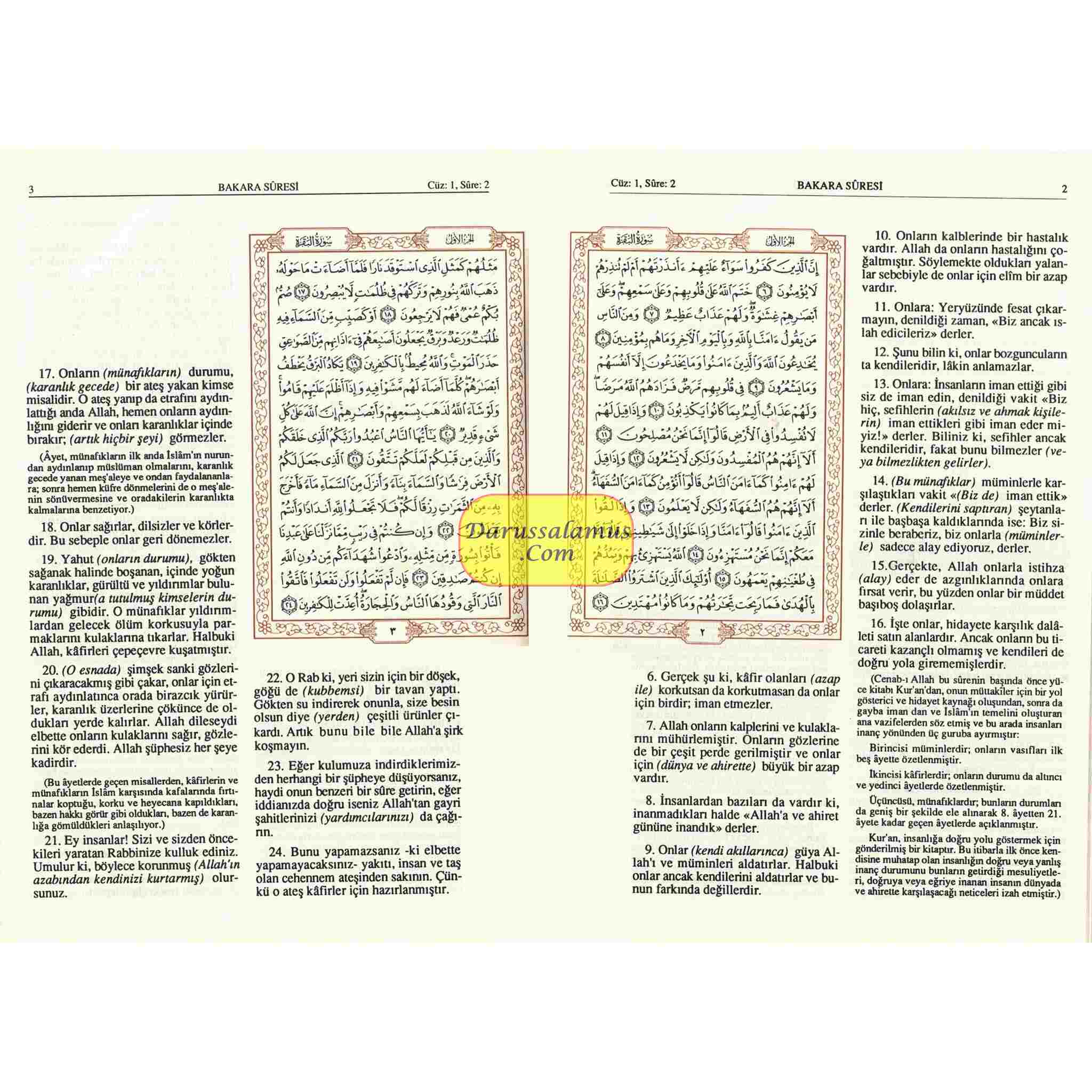Quran in Turkish Language Arabic and Turkish Mushaf King Fahad Press Madinah (Medium size)、mySite、topwebapps
