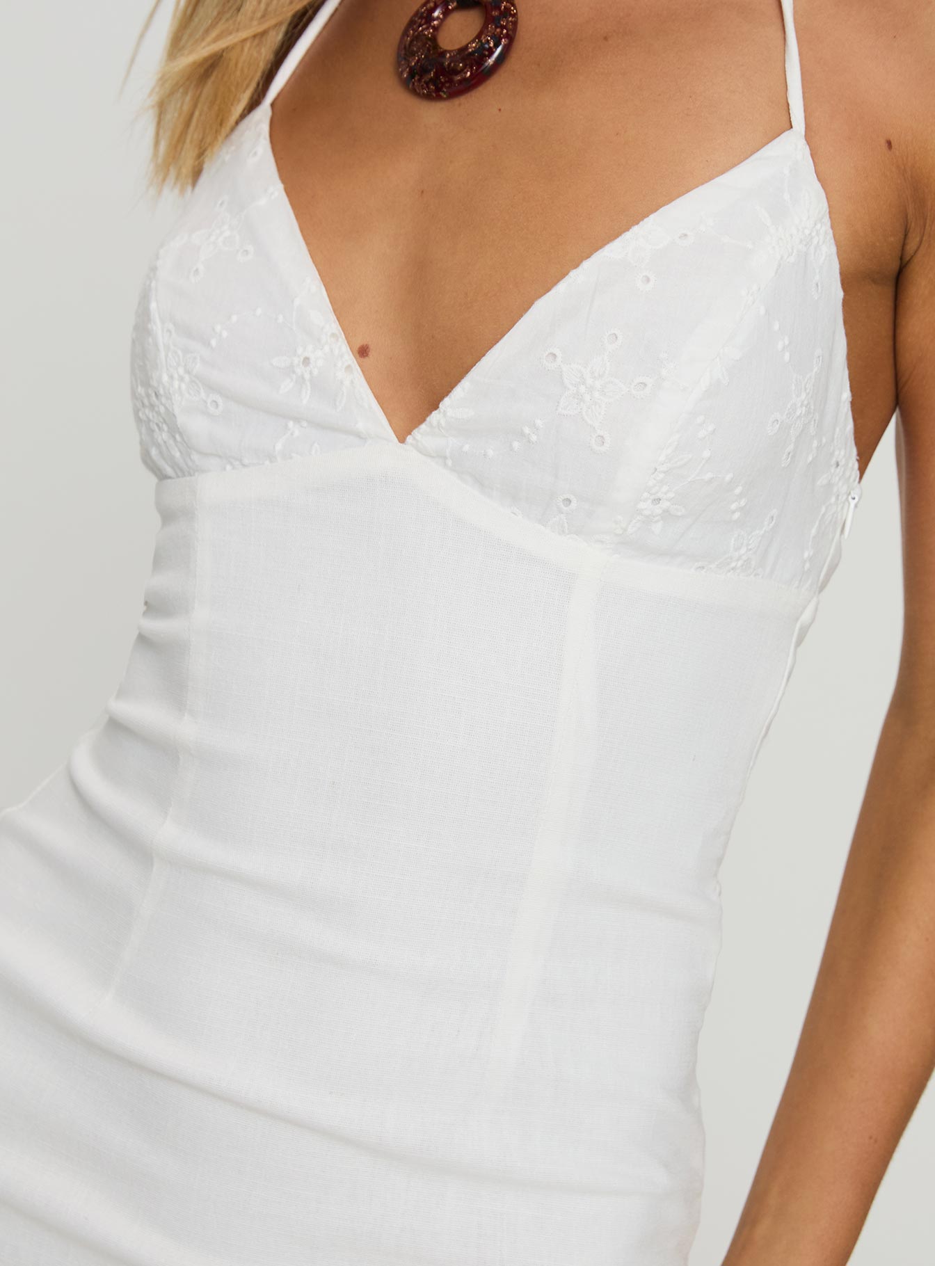 Duncani Mini Dress White、mySite、solidvoid