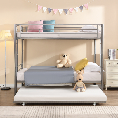 METAL BUNK BED WHITE、、casual