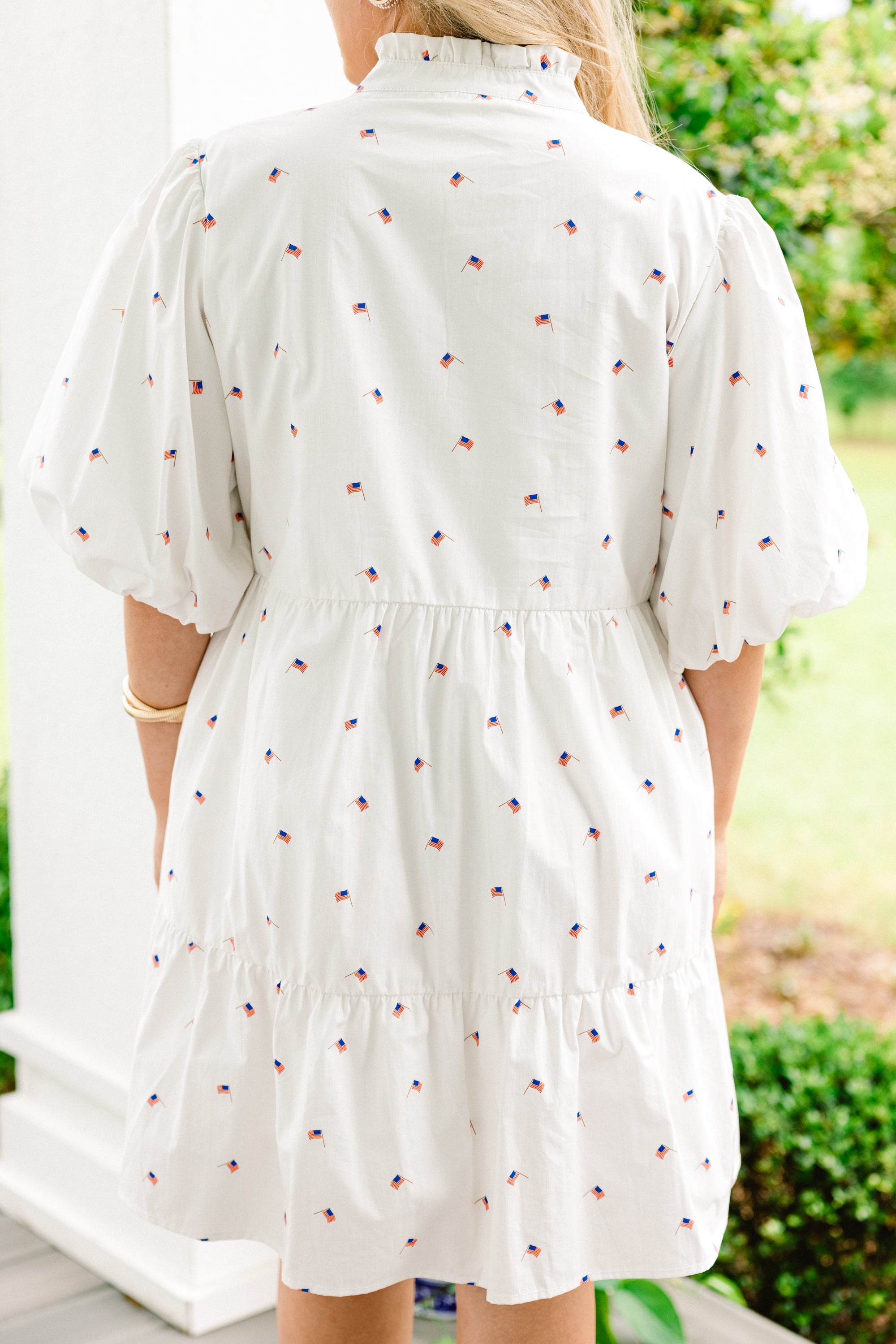  Stars And Stripes Dress, White、mySite、justintrudeaud