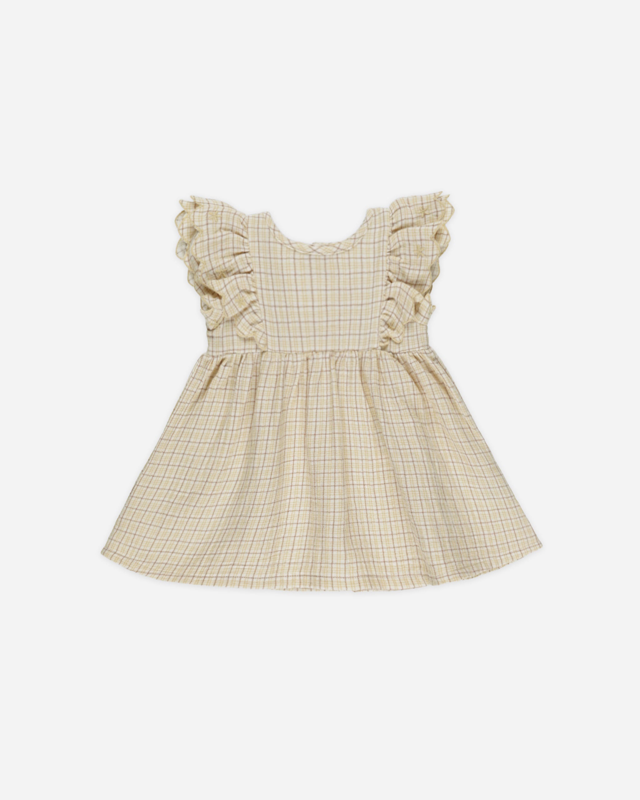  Alina Dress || Yellow Plaid、mySite、layawaytickets
