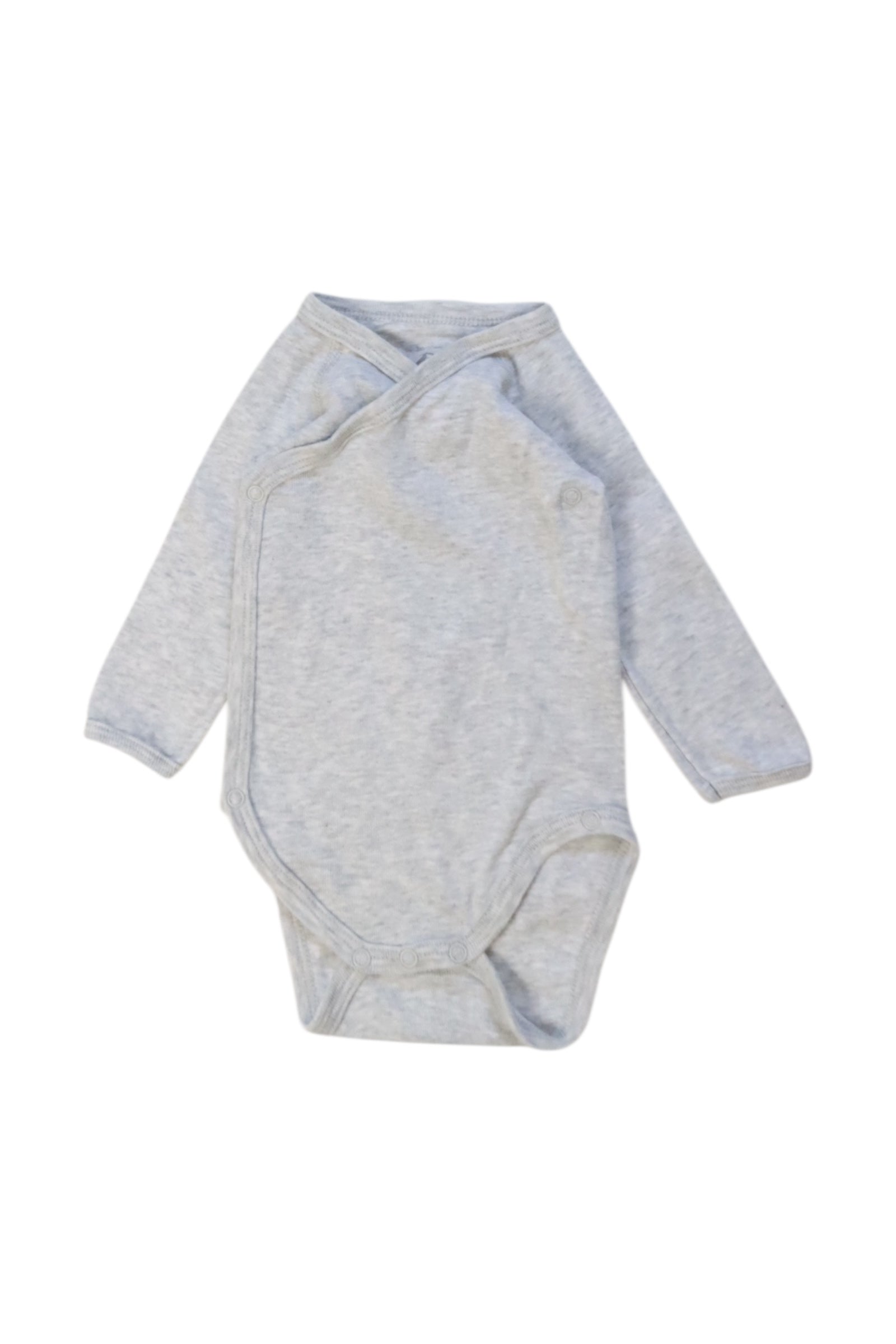 Petit Bateau Organic Cotton Long Sleeve Bodysuit 0-3M、mySite、g9winljtr