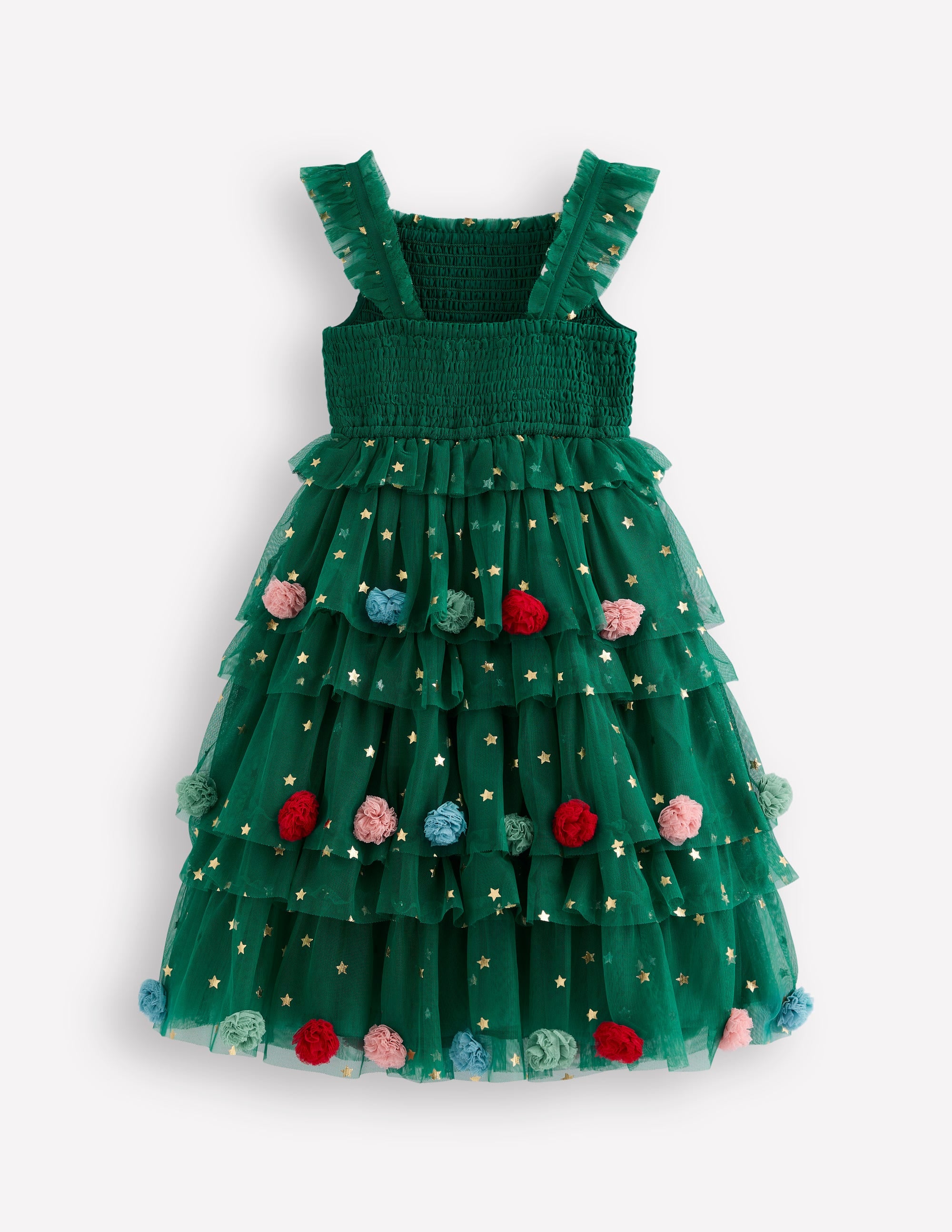  Maude Ruffle Tulle Dress-Jewel Green Christmas Tree、mySite、ashleygrahame