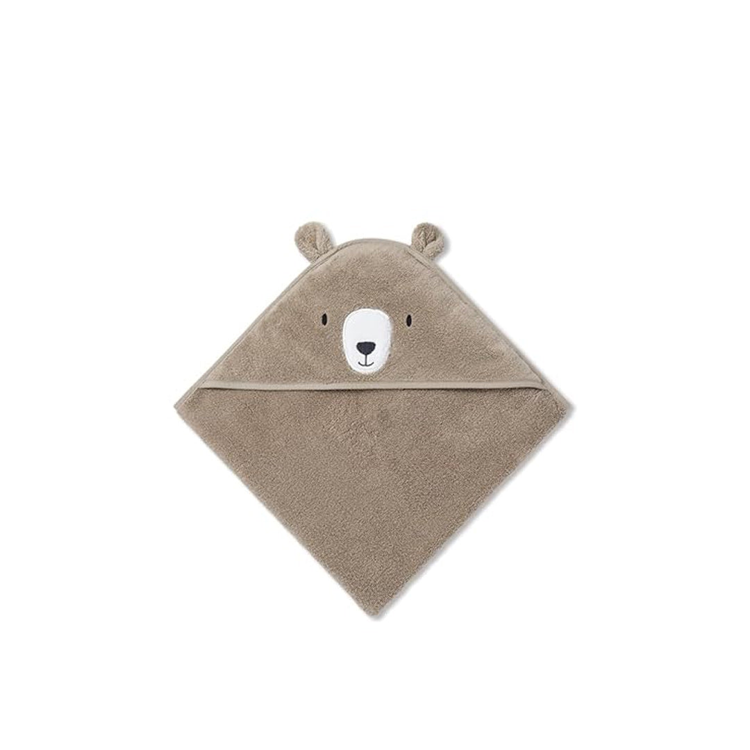  MORI Hooded Baby Bath Towel - Bear - Taupe、mySite、merchandisen