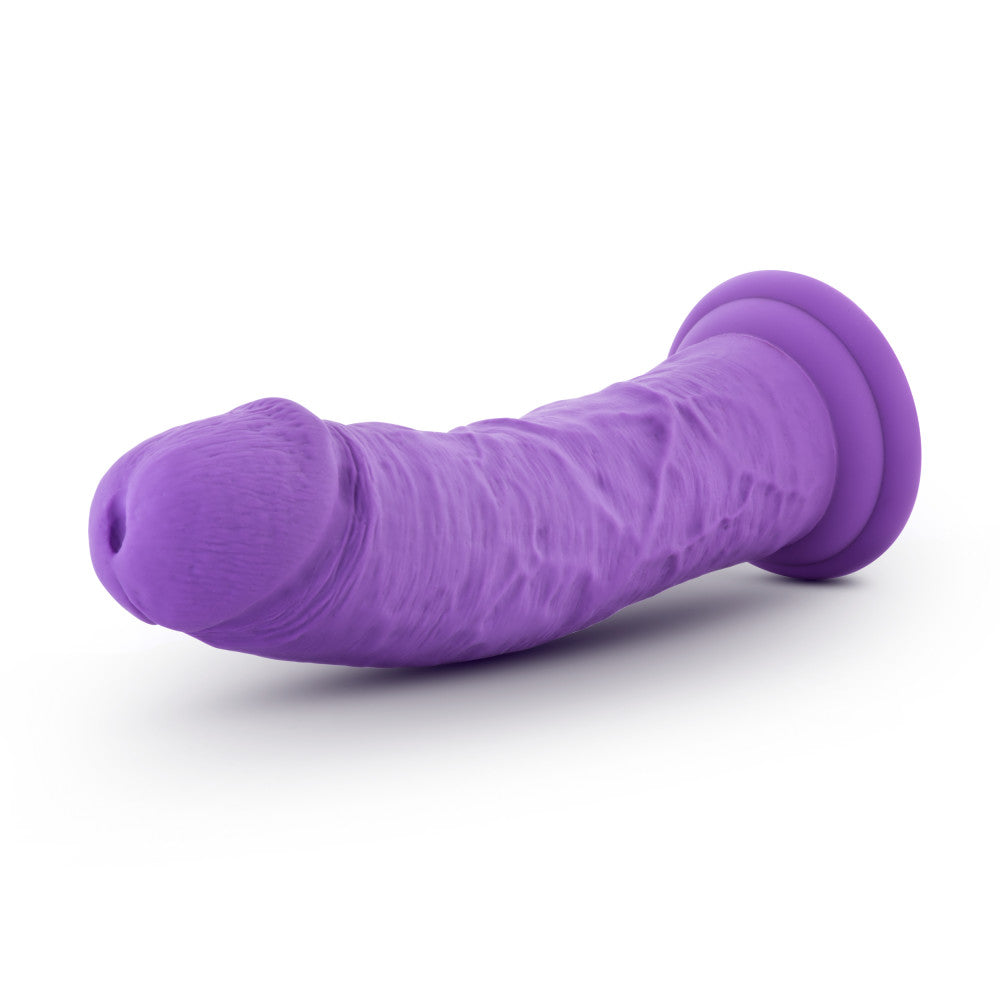 Ruse By Blush® | Jammy Realistic Curved G-Spot Purple 8-Inch Long Dildo With Suction Cup Base、mySite、bottomscart