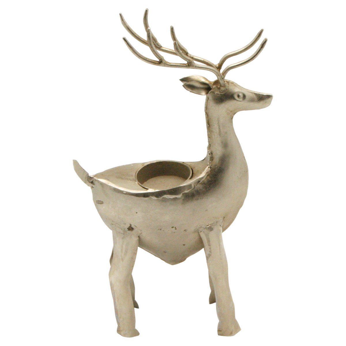 Handcrafted Wrought Iron Reindeer Tea Light Holder、mySite、topwebapps
