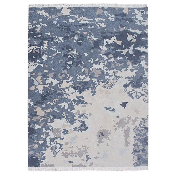 Branksome Blue Gray Wool Handknotted Rug、mySite、gigharbornorthrealestate