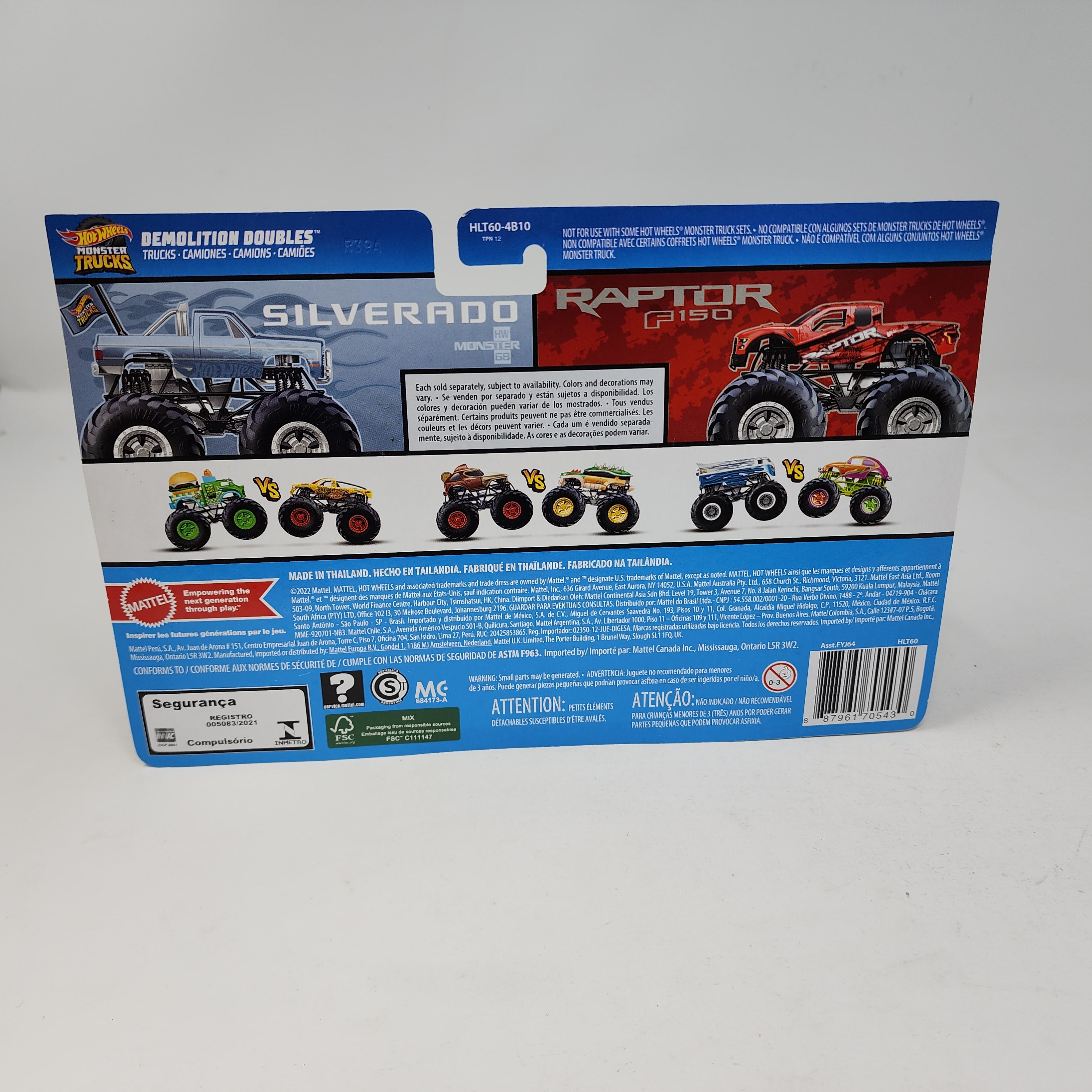 2 Pack * Silverado & F150 Raptor * Hot Wheels Monster Jam、mySite、hgirdovlk