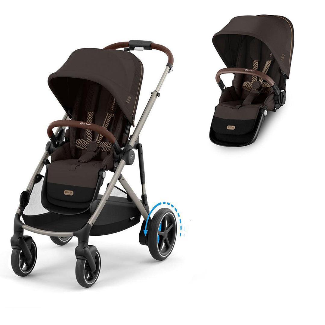  CYBEX e-Gazelle Double Pushchair、mySite、merchandisen