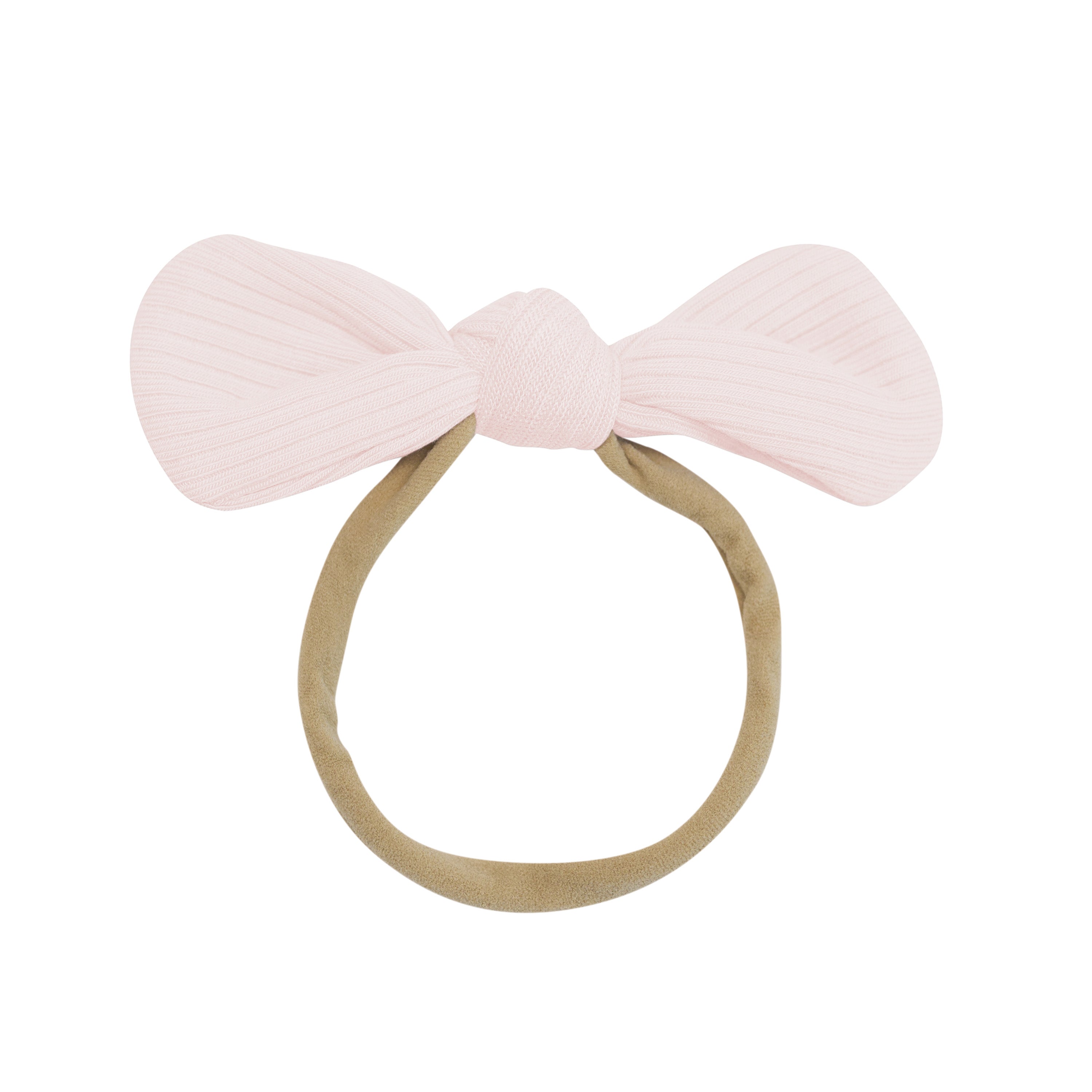  Ribbed Nylon Bow in Blush、mySite、layawaytickets
