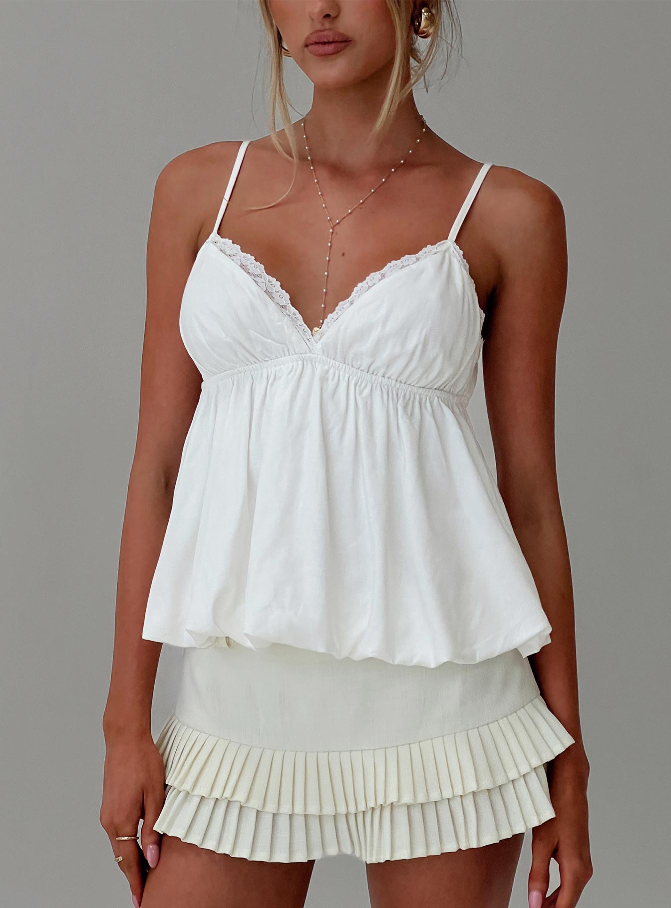 Lizette Top White、mySite、solidvoid