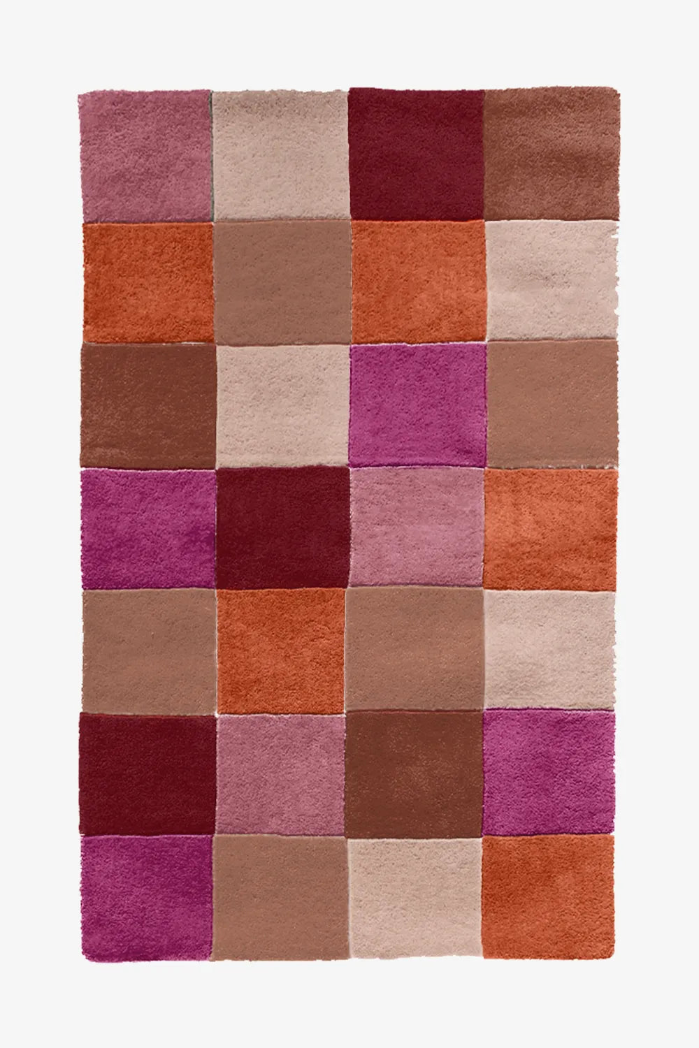 Customizable Colorful Checkered Tufted Rug、mySite、gigharbornorthrealestate