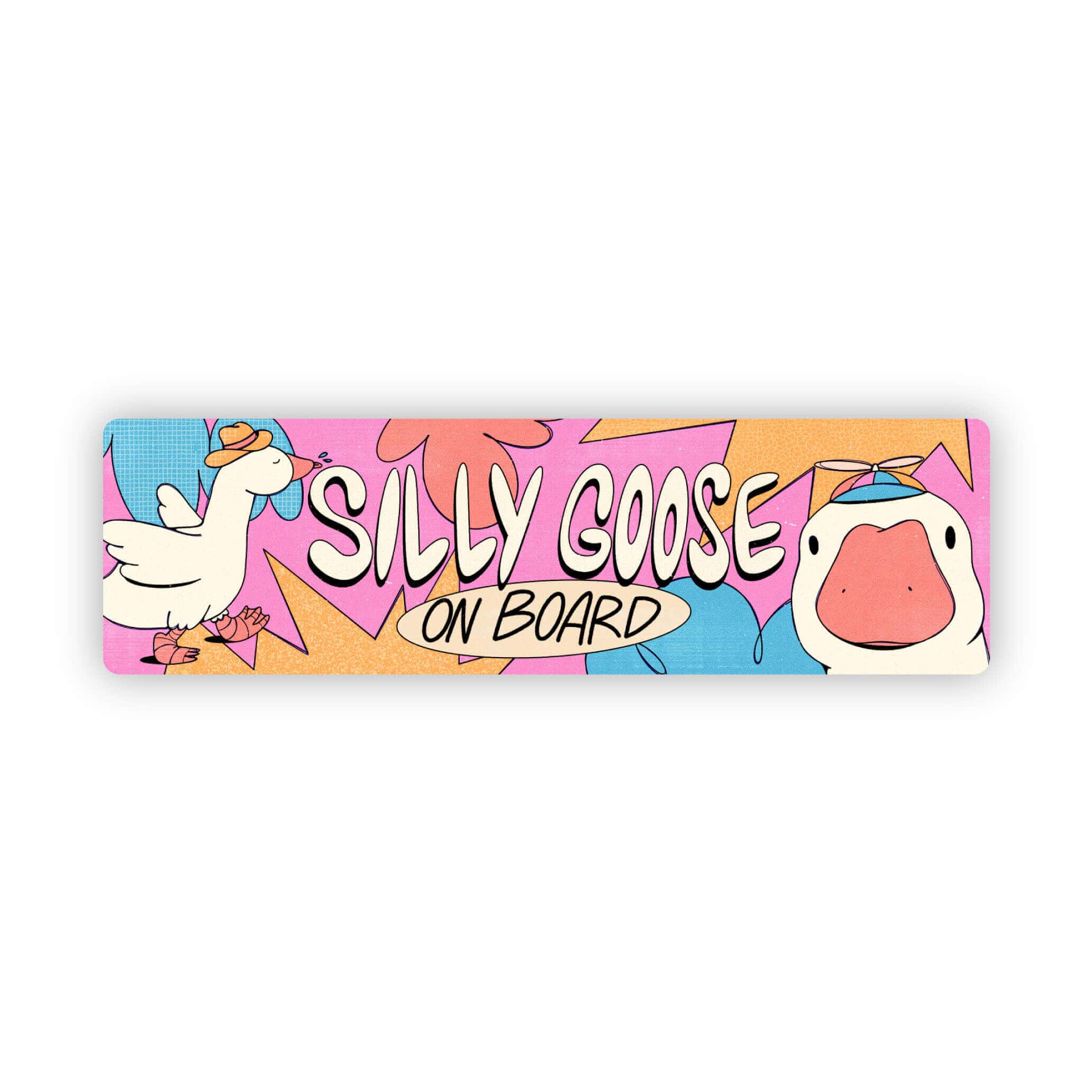  Silly Goose On Board - Large Sticker、mySite、elrpsem3k