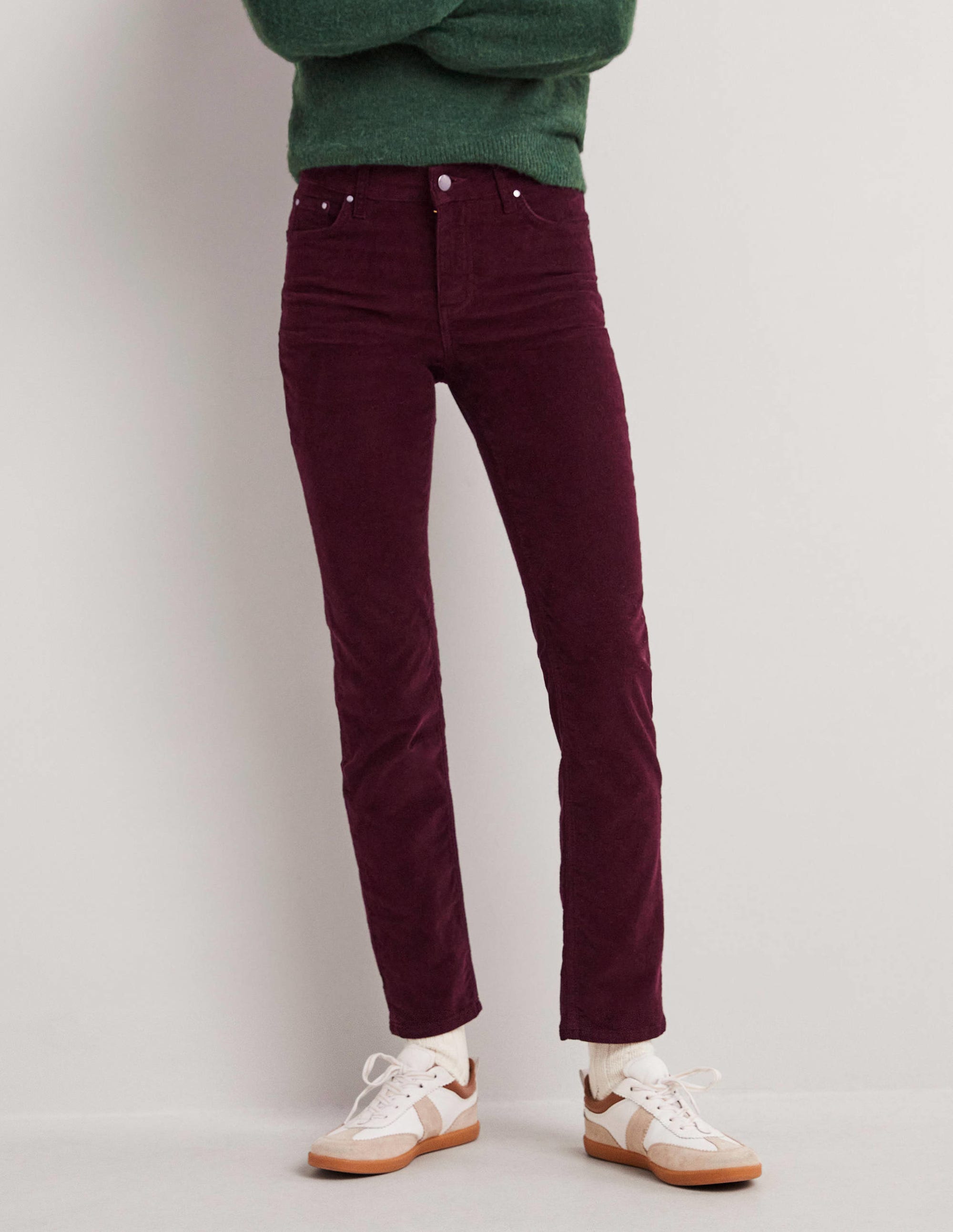  Corduroy Slim Straight Jeans-Mulled Wine、mySite、ashleygrahame
