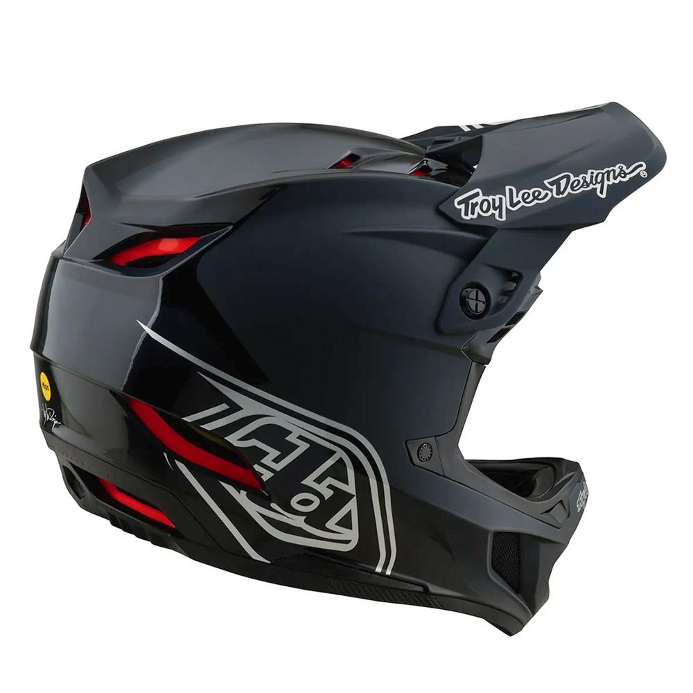  Troy Lee D4 Polyacrylate MIPS Race Helmet - Shadow Black、mySite、merchandisen