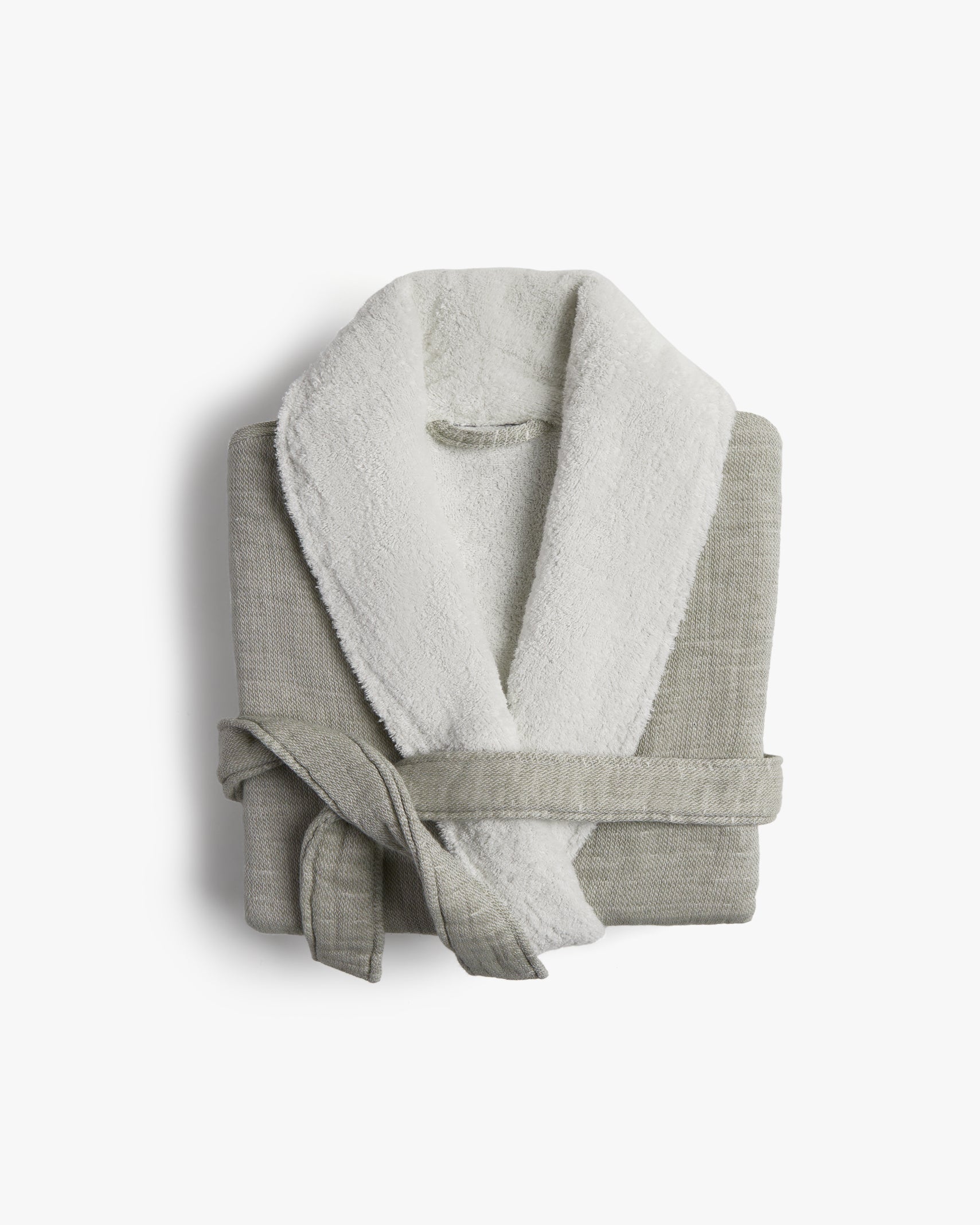  Organic Gauze Terry Robe (Moss with Cream)、mySite、sugarbowlscore