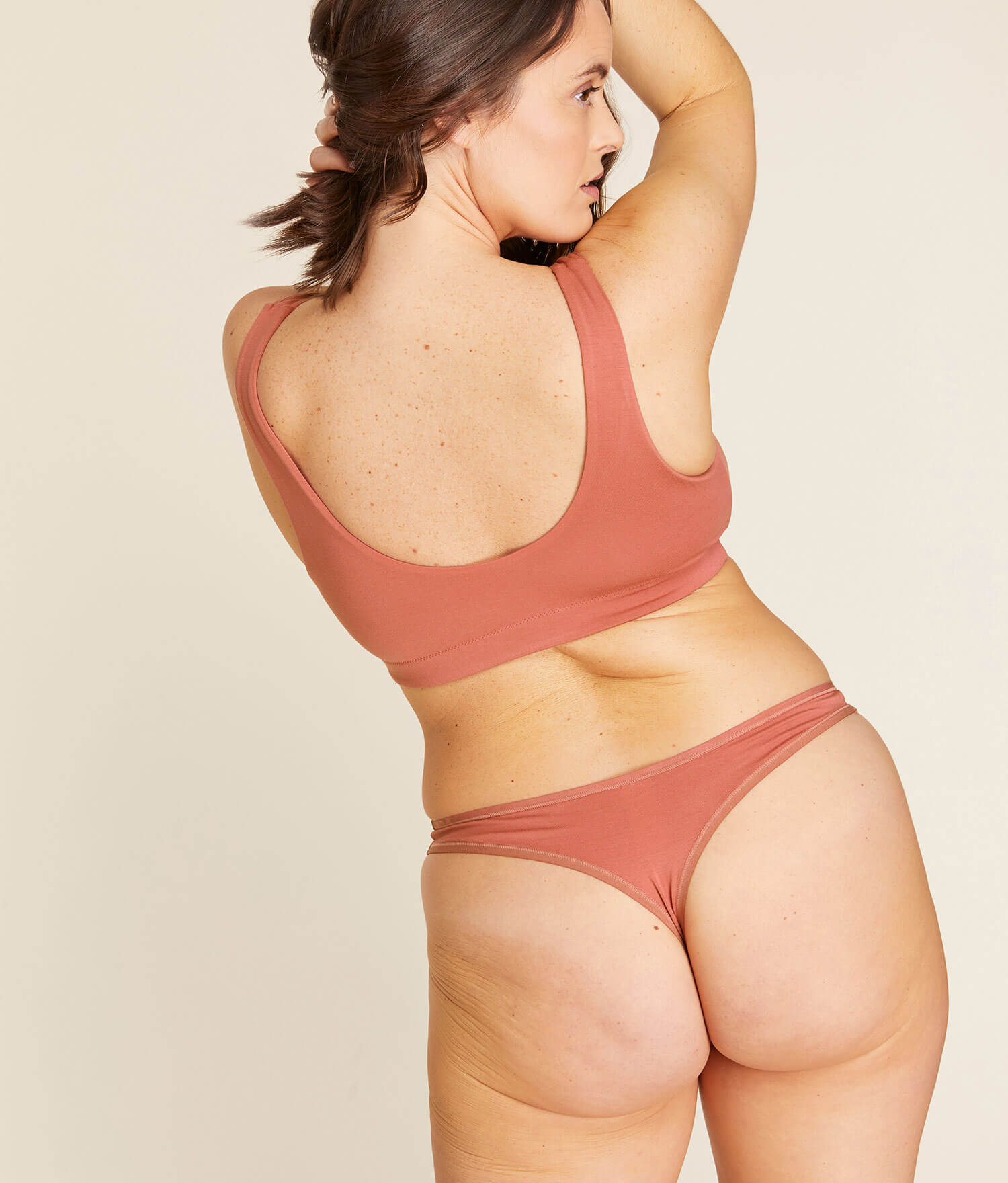  The Thong Panty - Rayon - Apricot、mySite、ashleygrahame