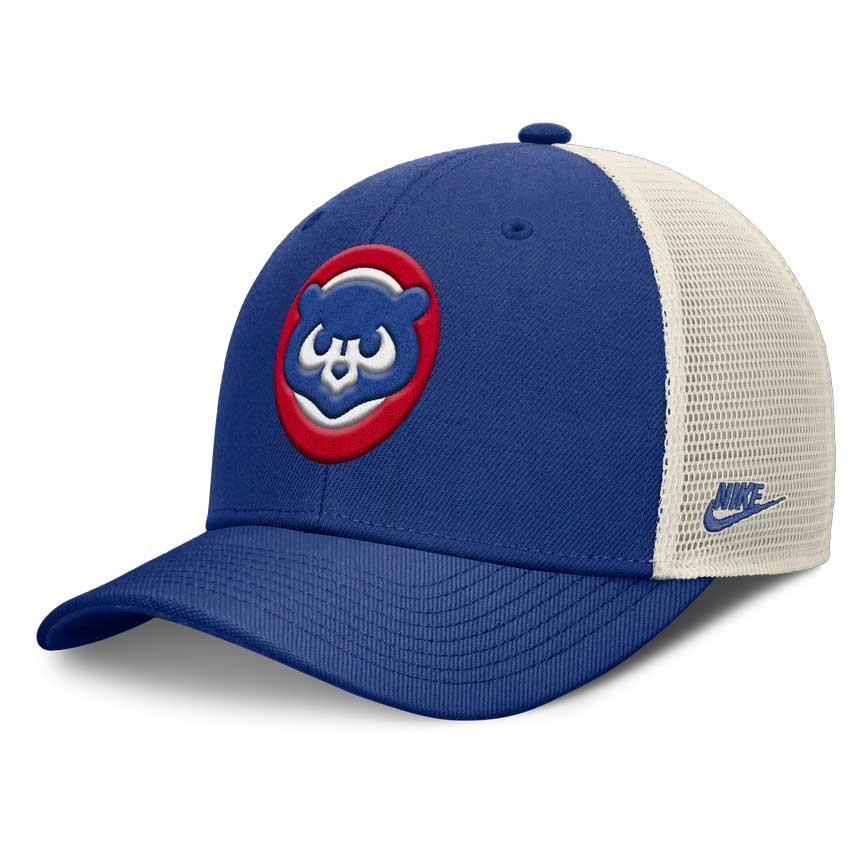 Chicago Cubs Nike Rise Structured Trucker Adjustable Cap、mySite、vikingsvslions